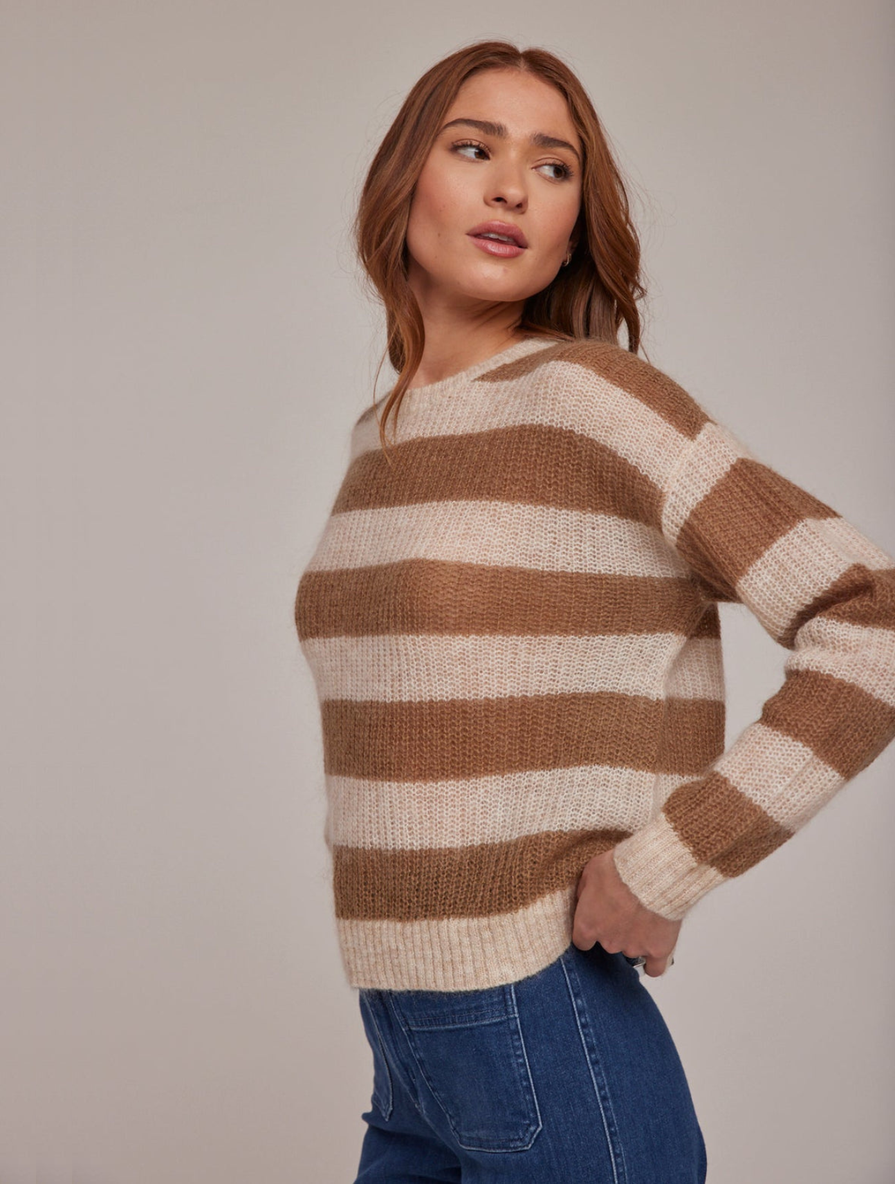 Crew Neck Relaxed Sweater