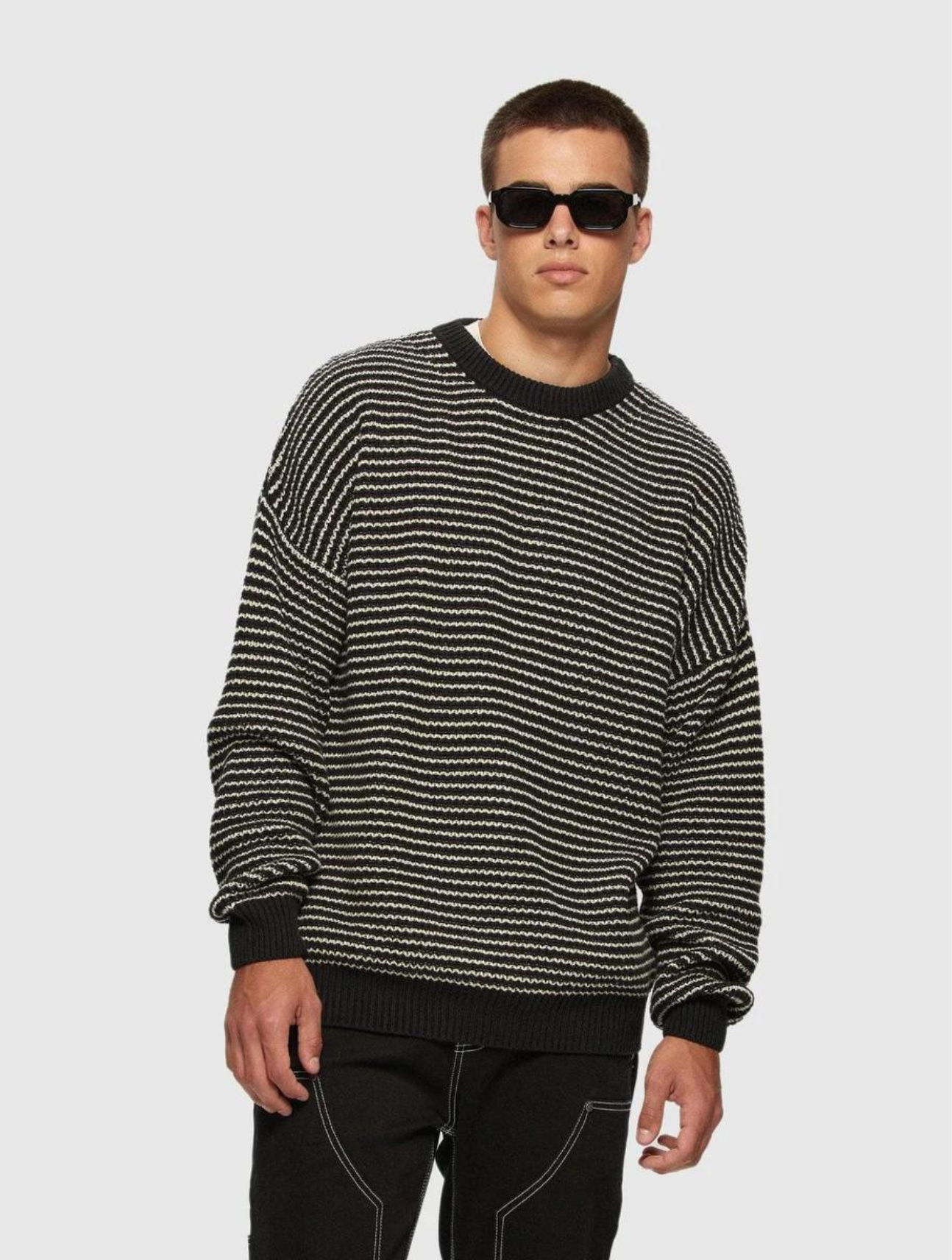 Waffle Knit Crew