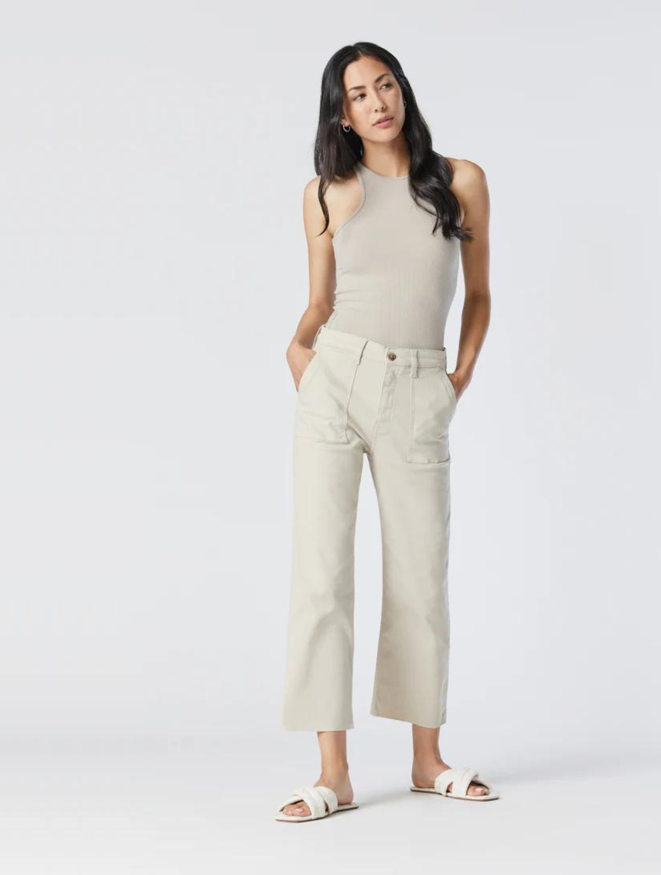 Shelia Front Pocket Straight Leg