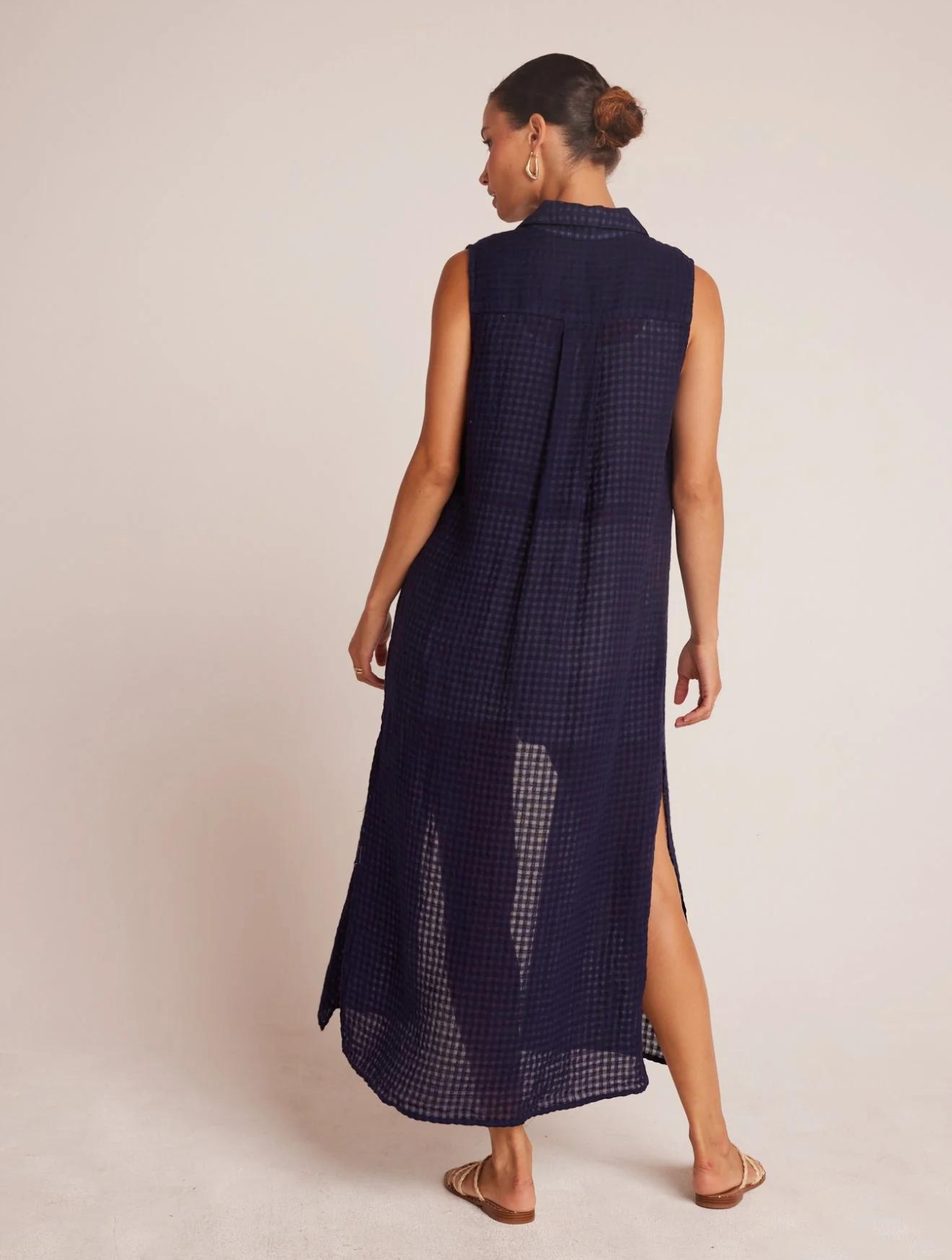 Side Slit Duster Dress