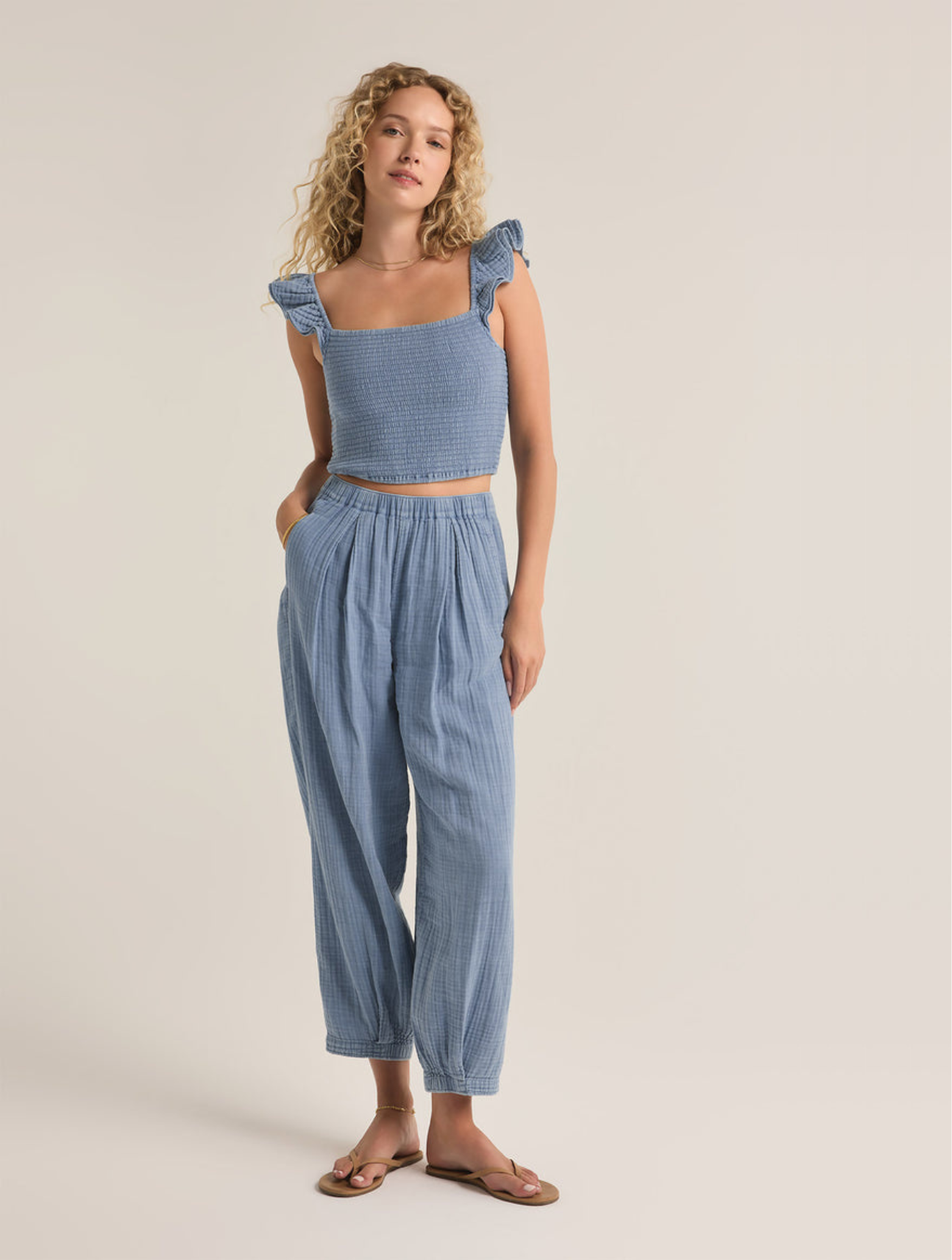 Hera Gauze Crop Top