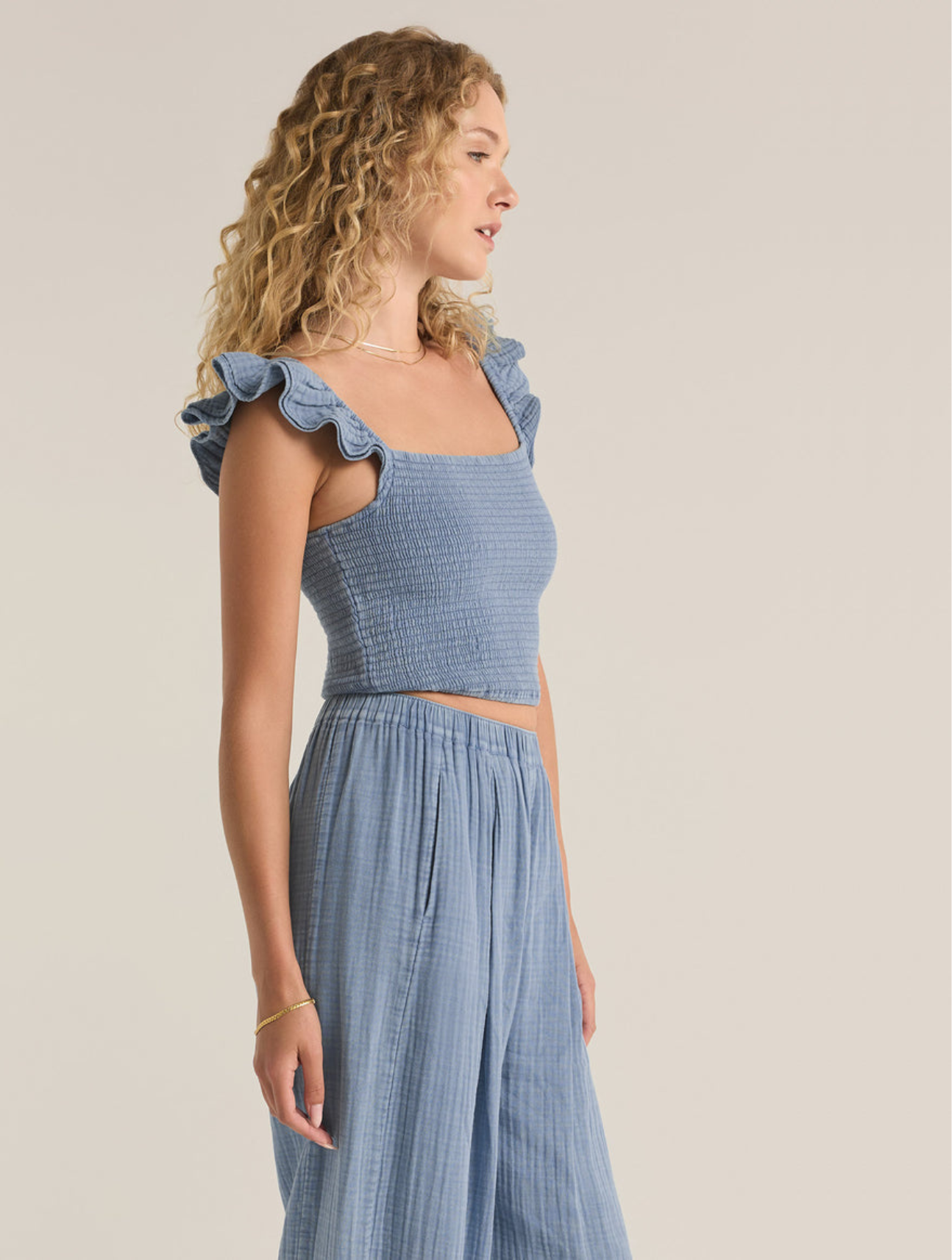 Hera Gauze Crop Top