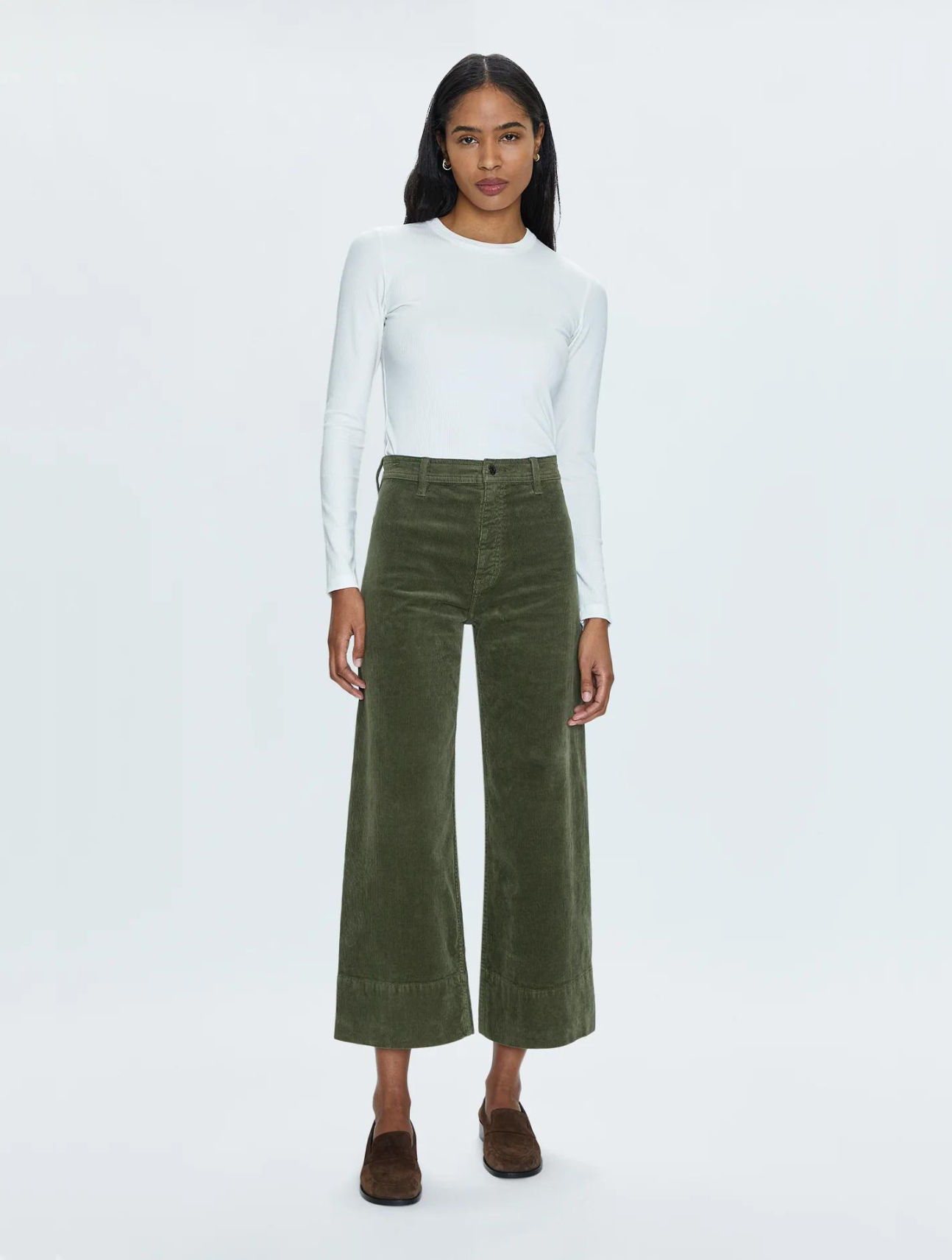 Penny High Rise Wide Leg Cropu