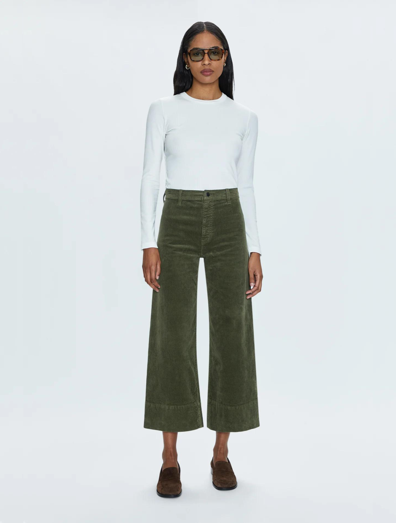 Penny High Rise Wide Leg Cropu