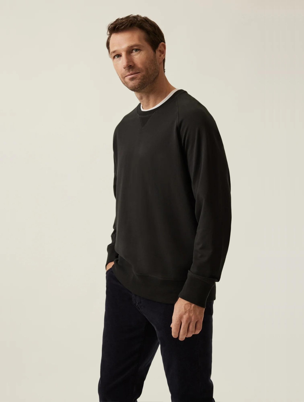 French Terry Crew Sweatshirt
