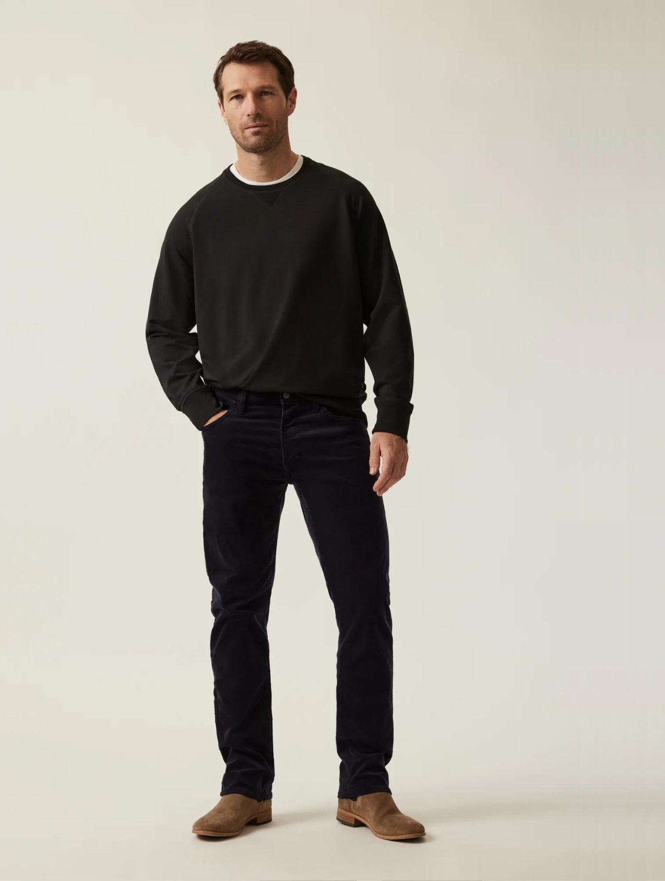 French Terry Crew Sweatshirt