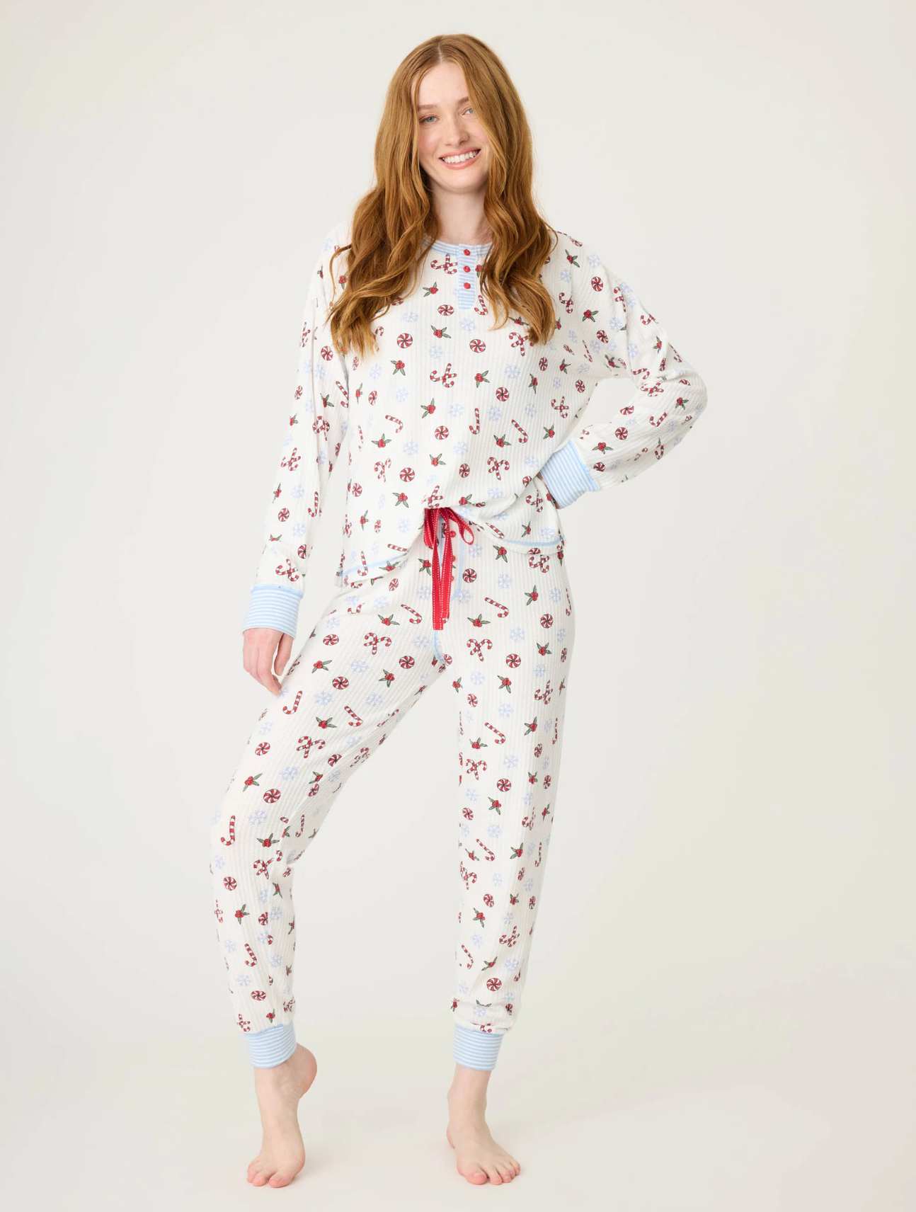 Waffle christmas pajamas sale