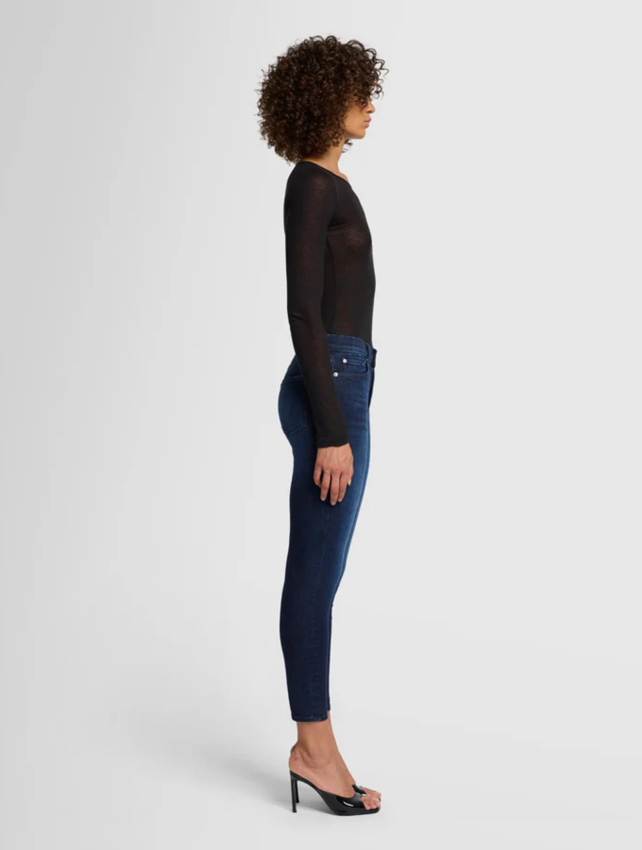 High Waist Ankle Skinny