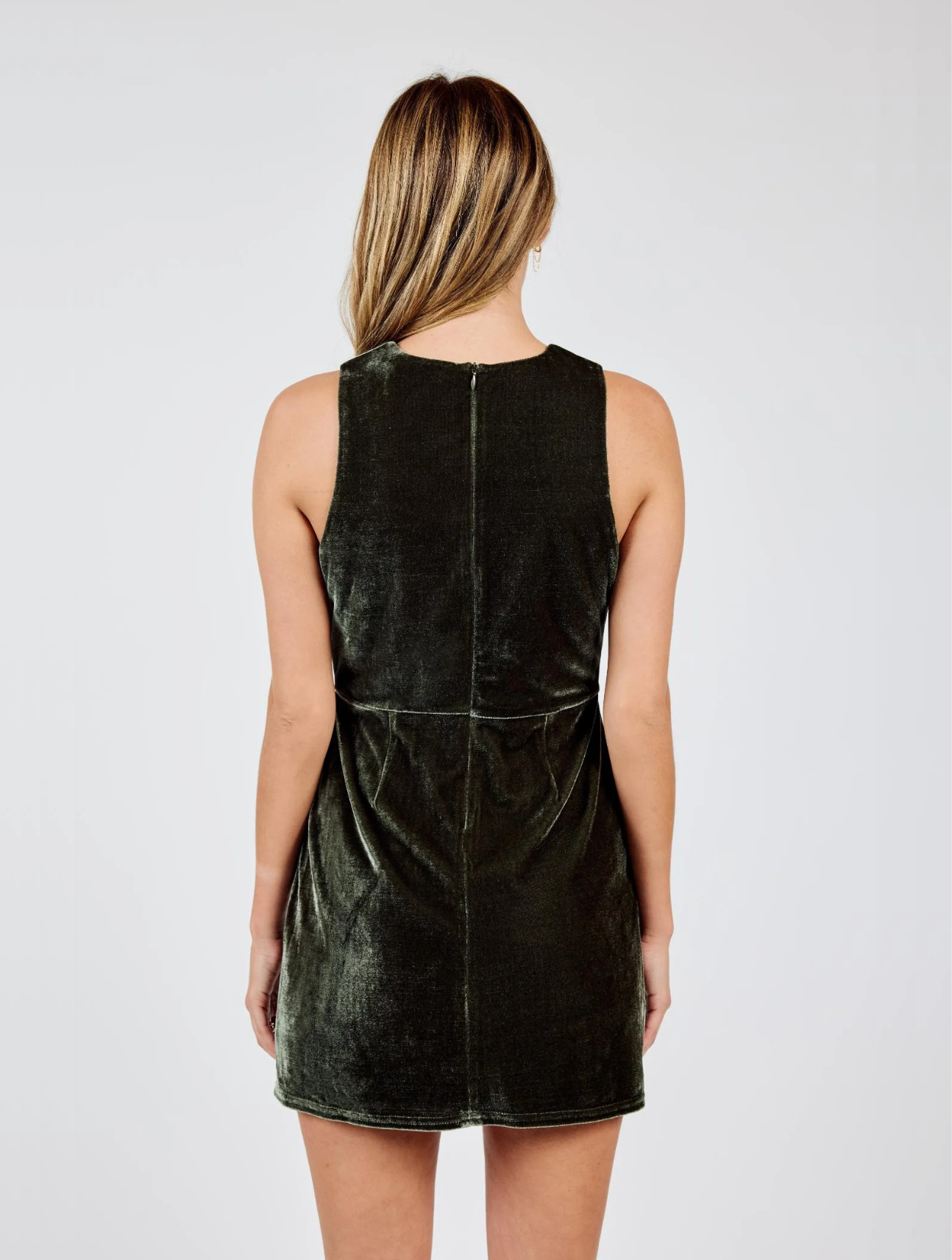 Midnight Oil Velvet Mini Dress
