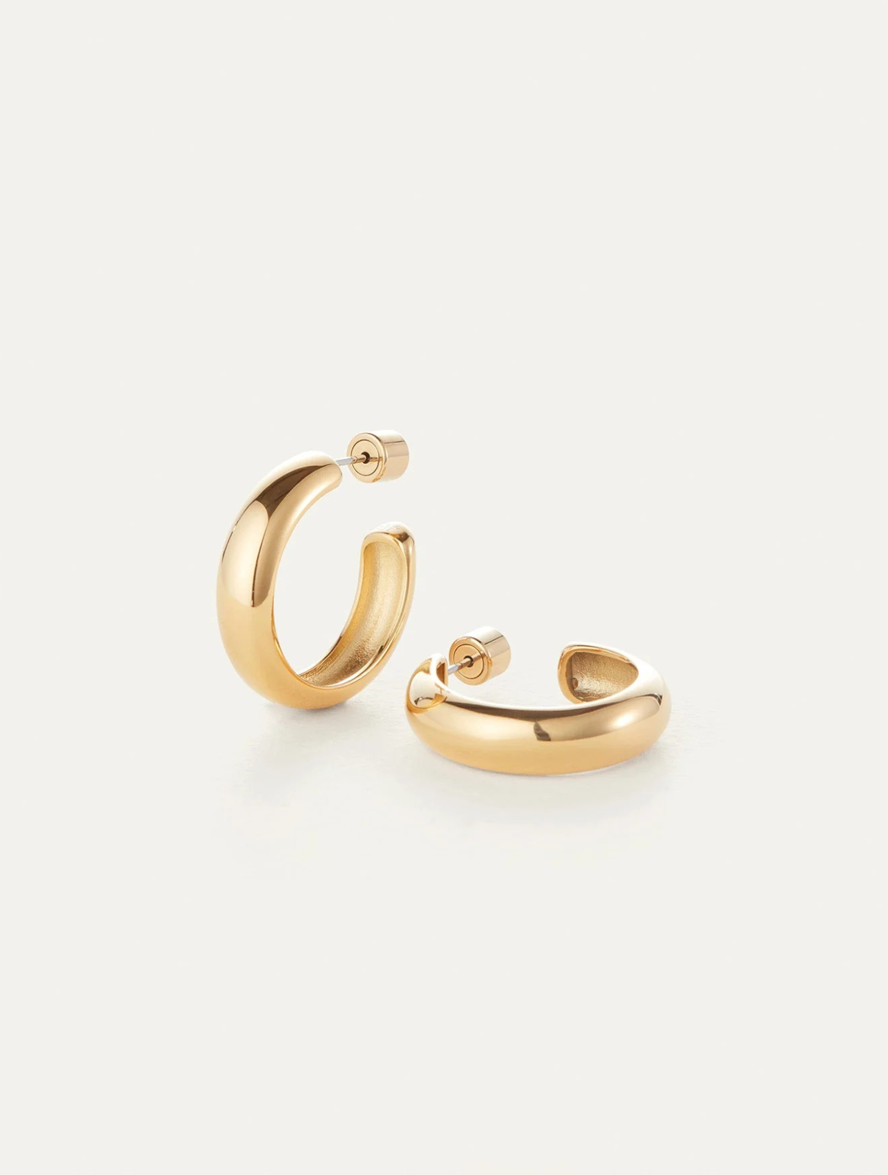 Staple Hoop Earrings - Medium