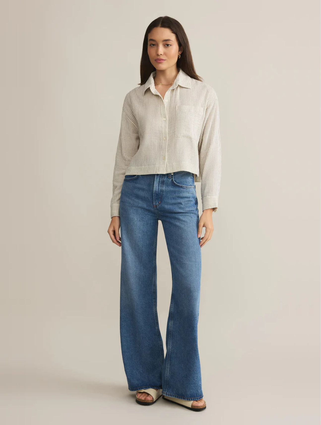 Del Mar Cotton Striped Shirt