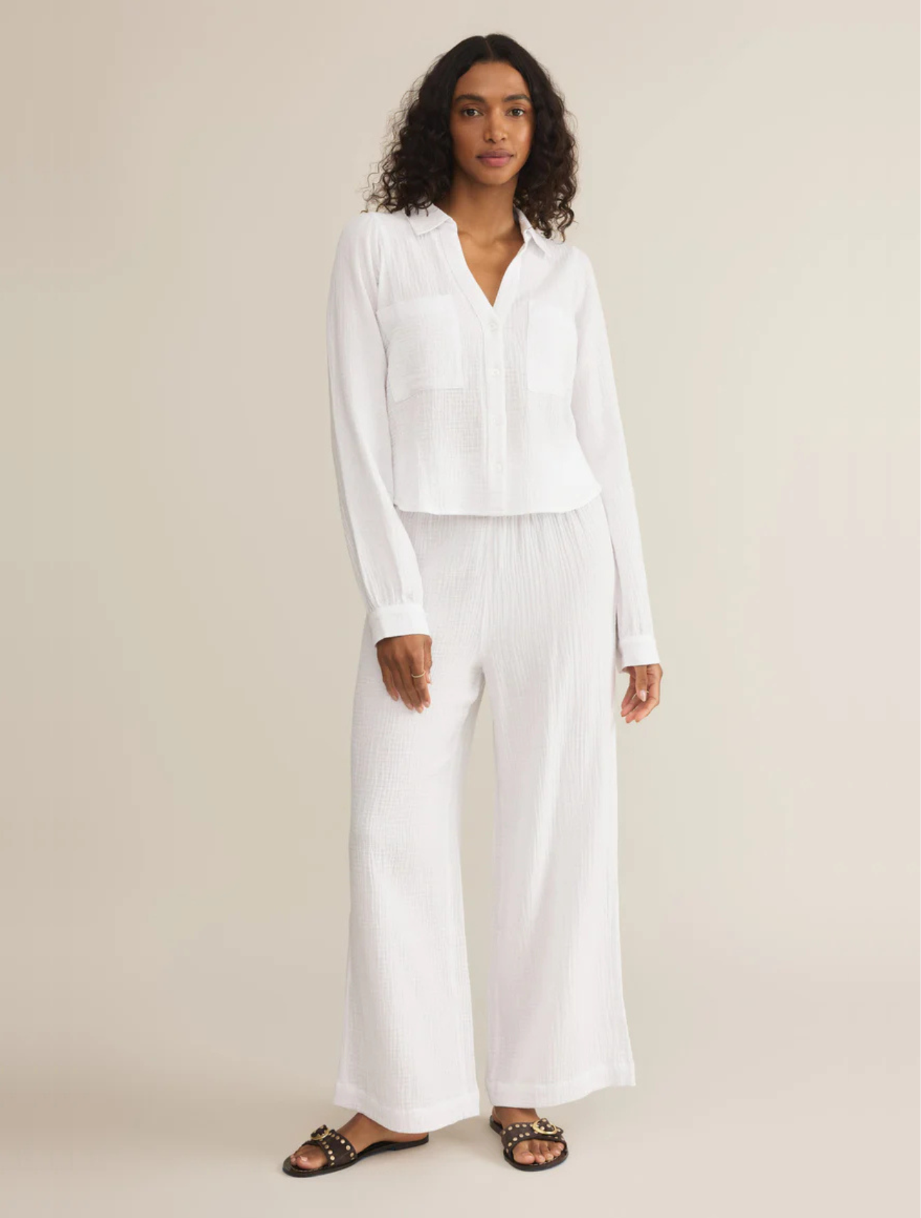 Cassidy Full Length Gauze Pant
