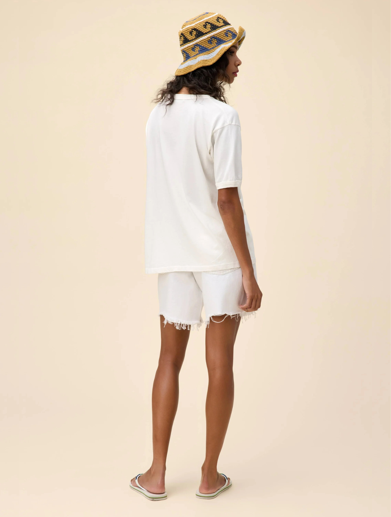 Smooth Sailin Oversized Ringer Tee