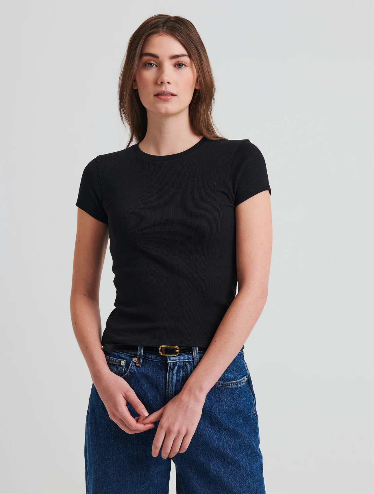 Cotton Modal Rib Baby Tee