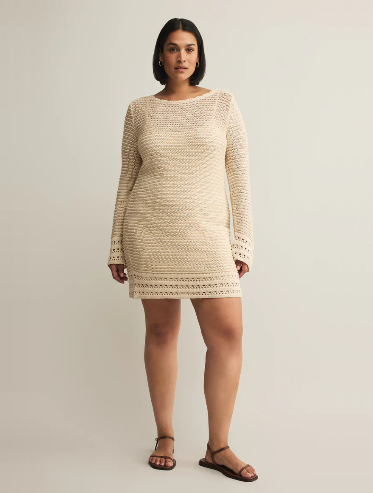 Calabria Crochet Mini Dress