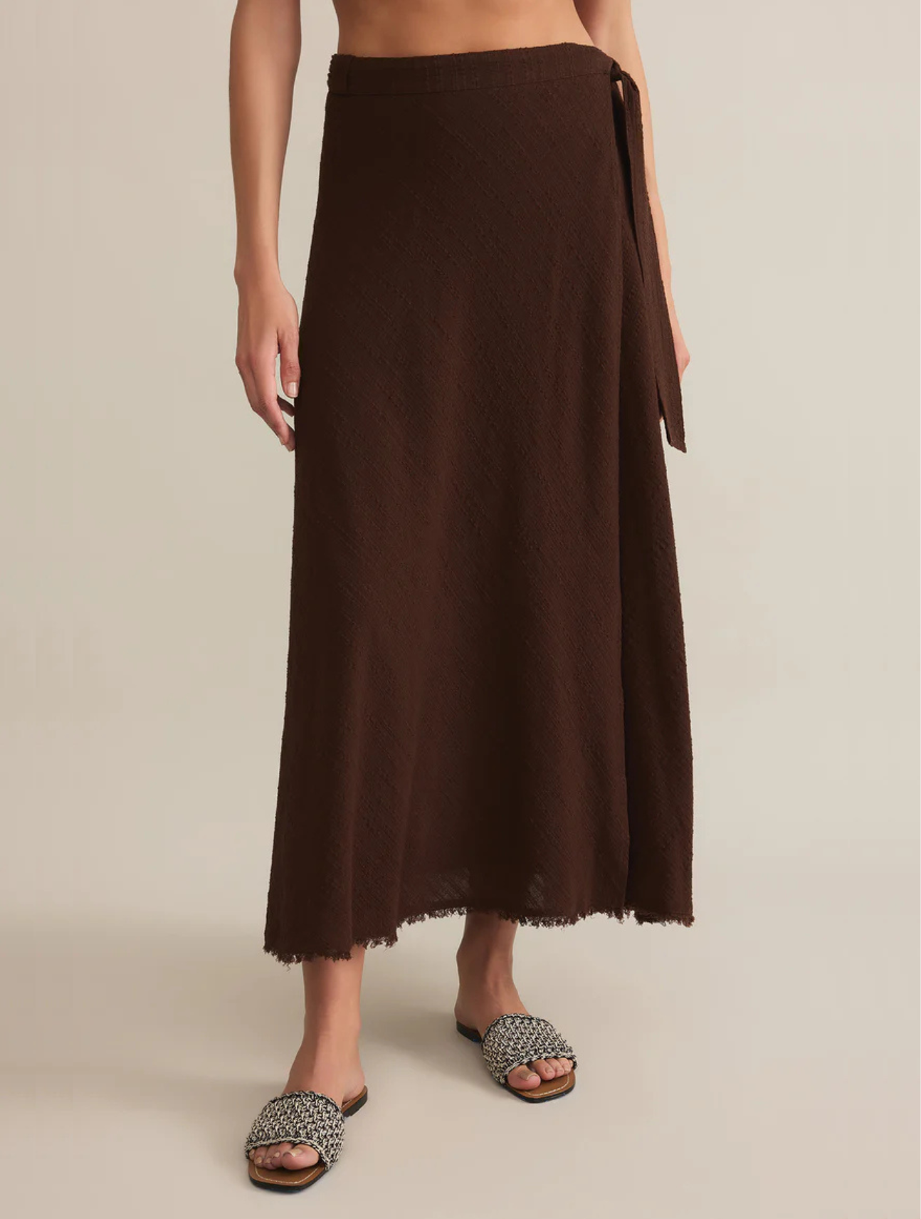 Salerno Wrap Midi Skirt