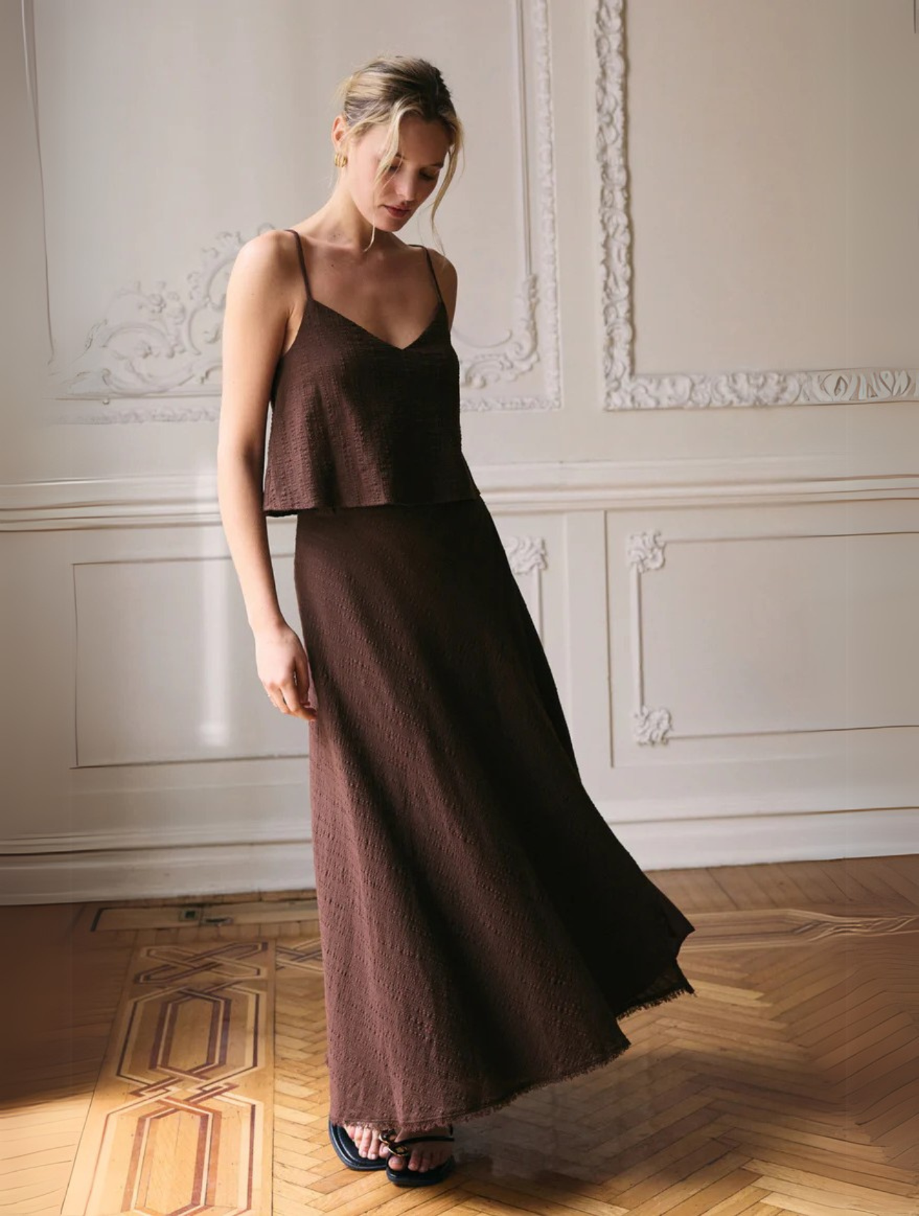 Salerno Wrap Midi Skirt