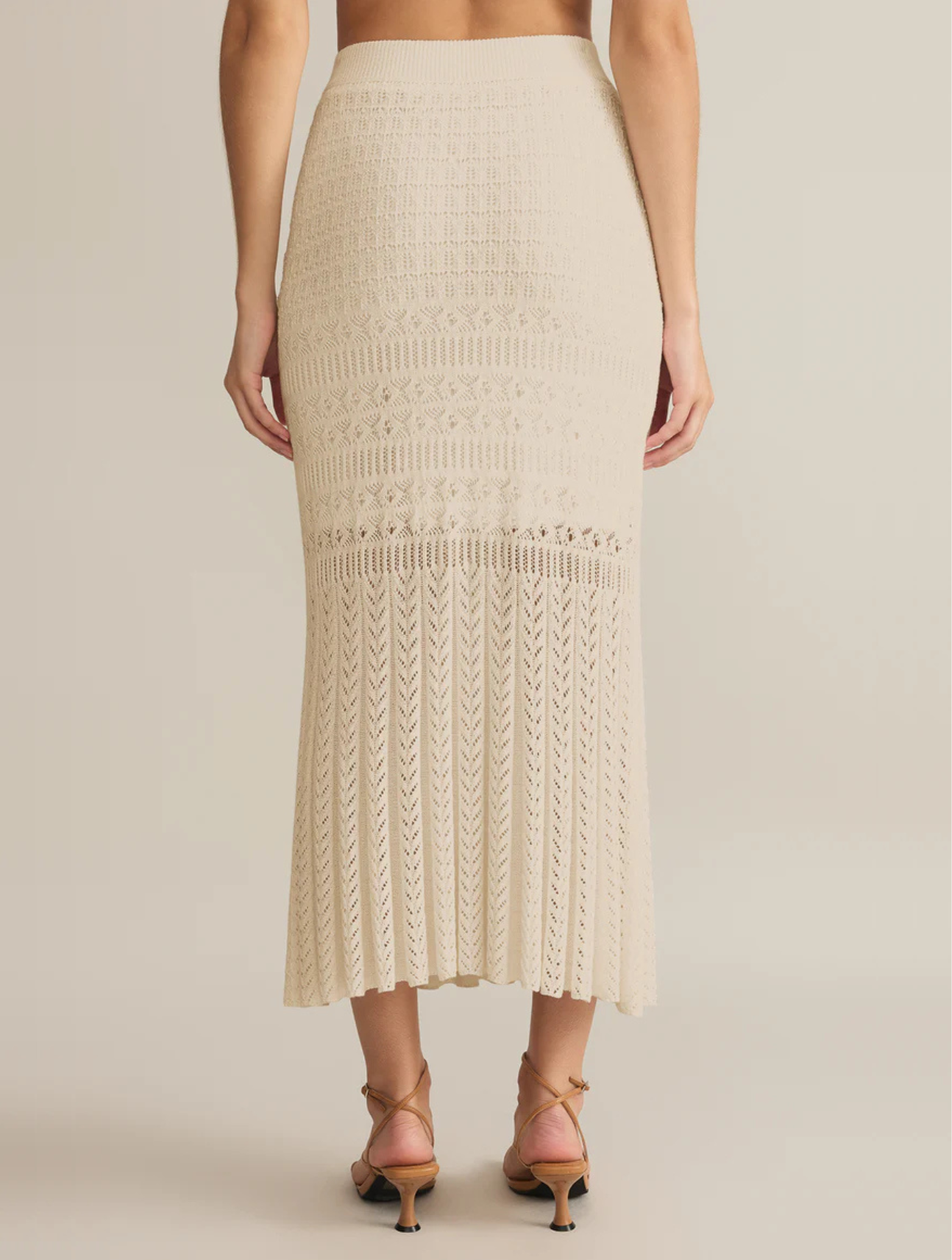 Soria Crochet Midi Skirt
