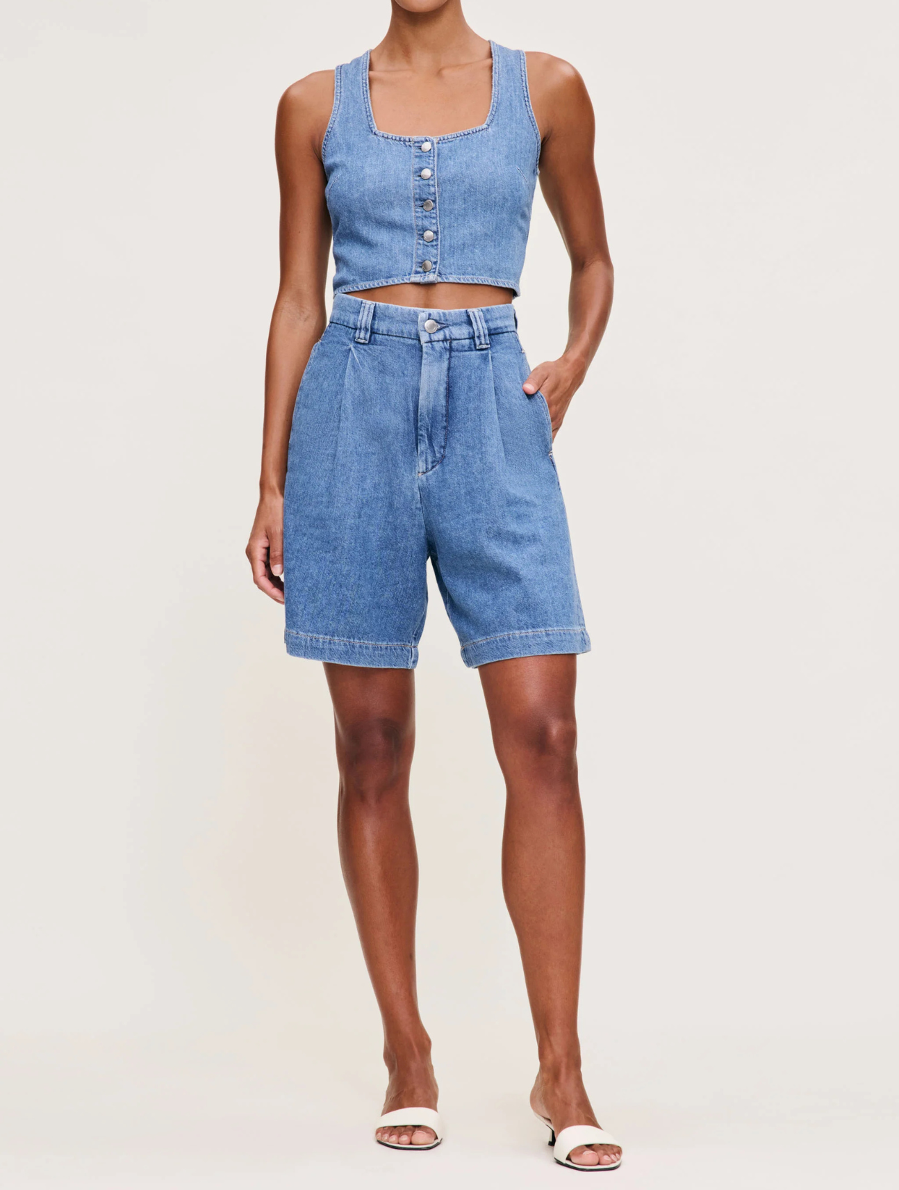 Hepburn Pleated Short