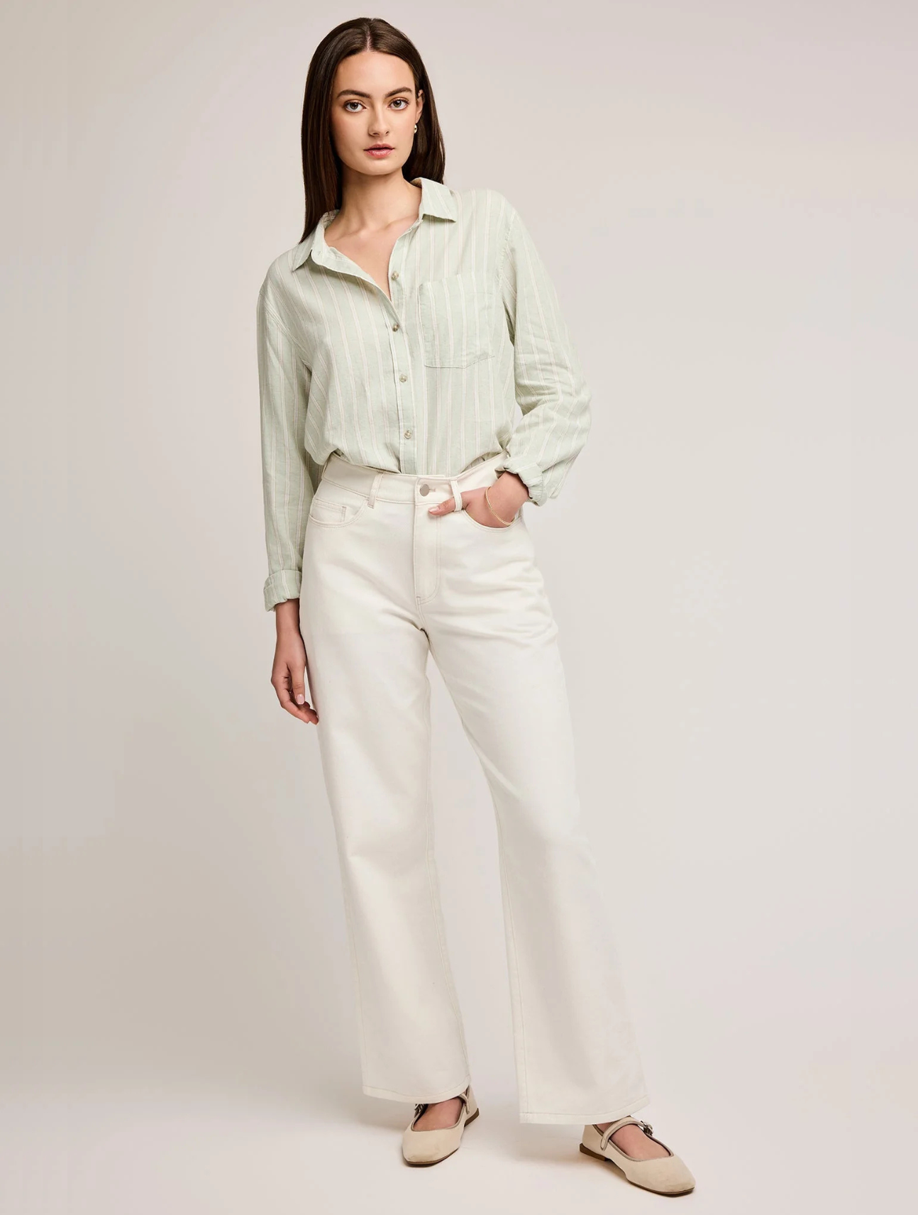 Dominique Button Down Shirt