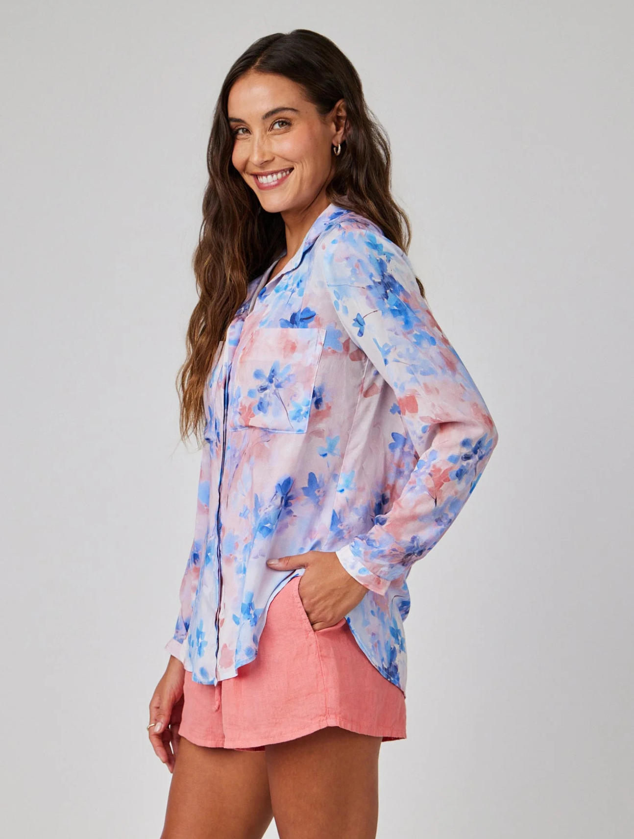 Full Button Down Hipster Shirt