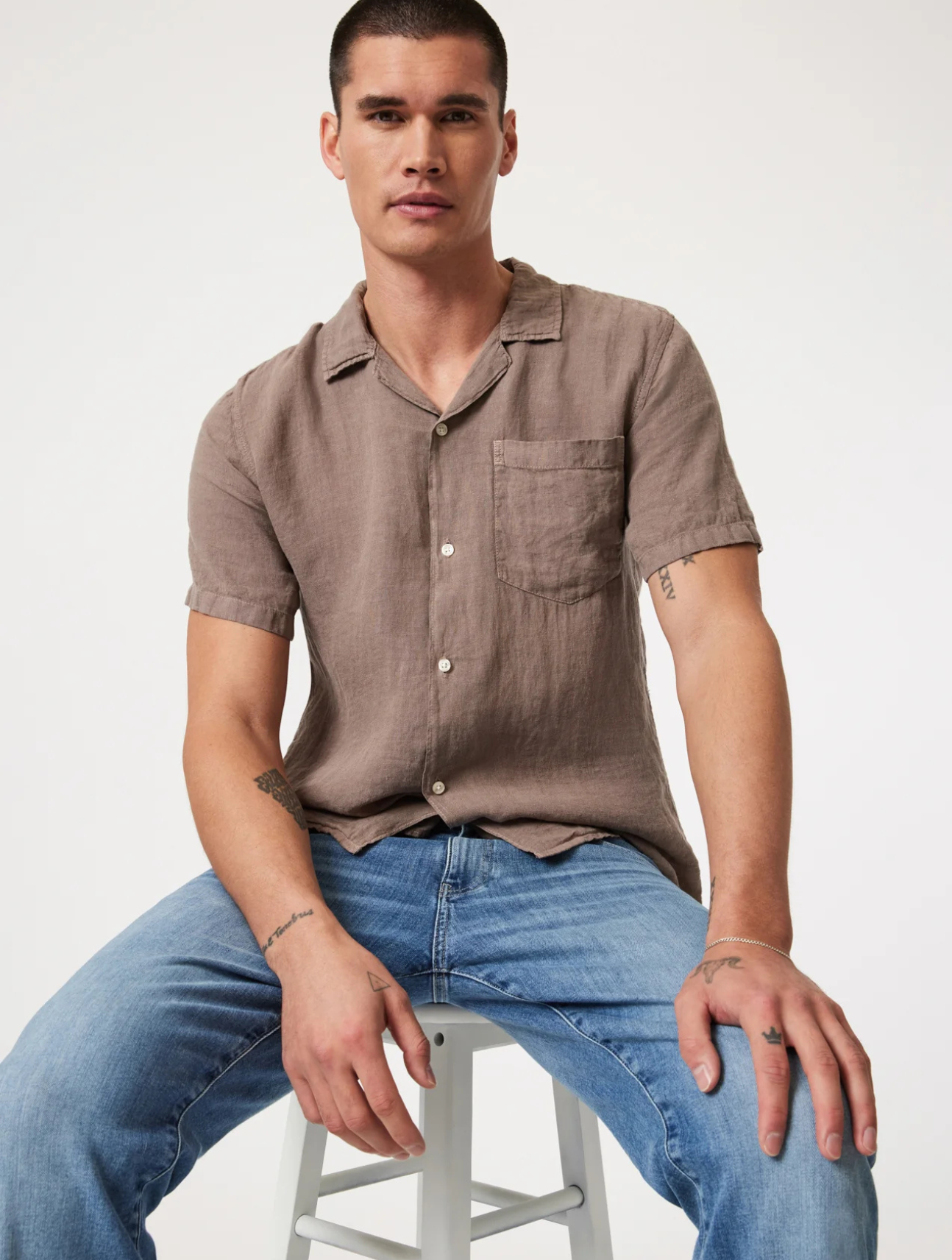Linen Short Sleeve Shirt