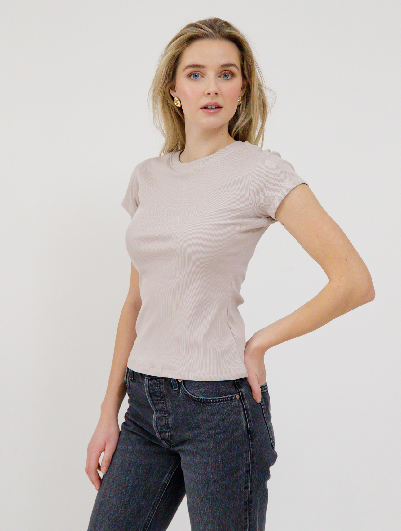 Ribbed Tee
