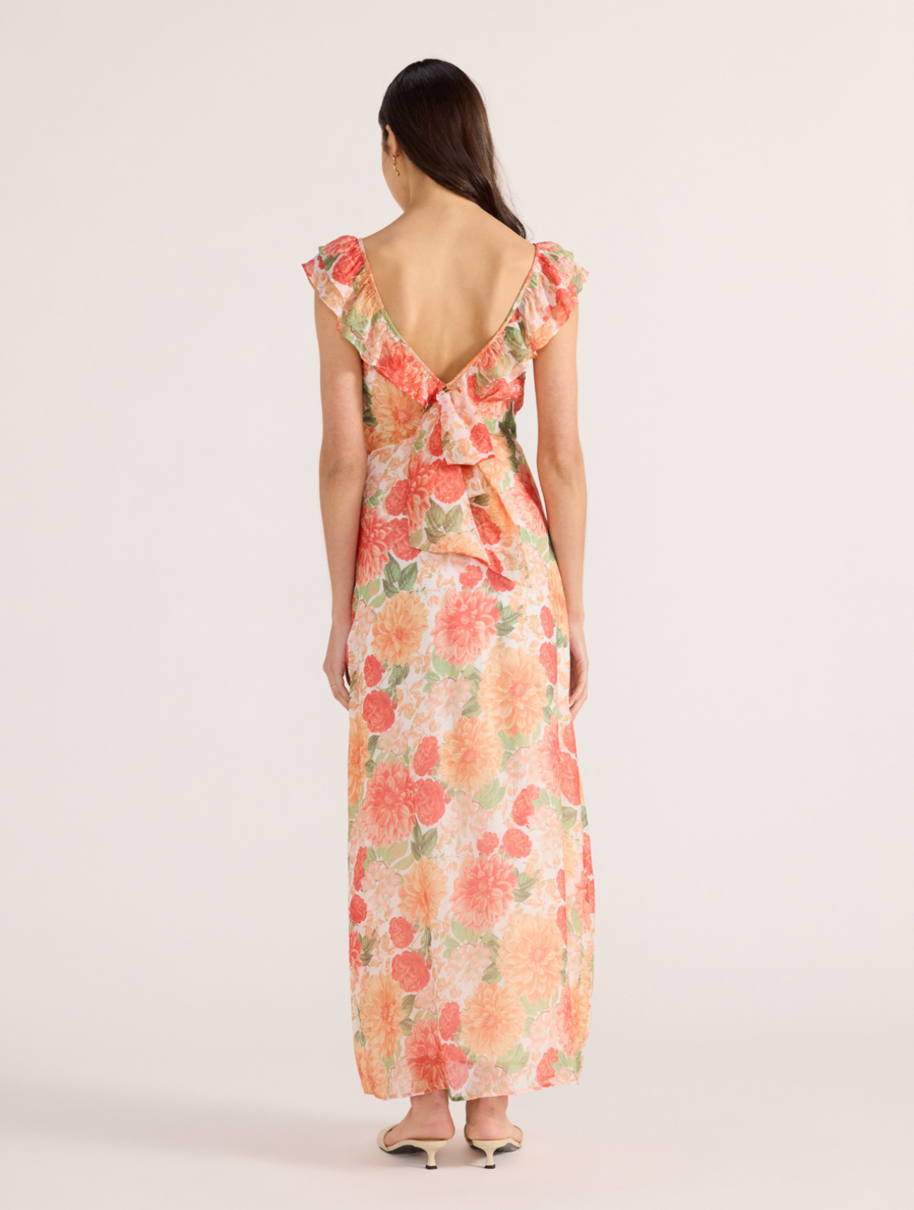 Aida Frill Maxi Dress