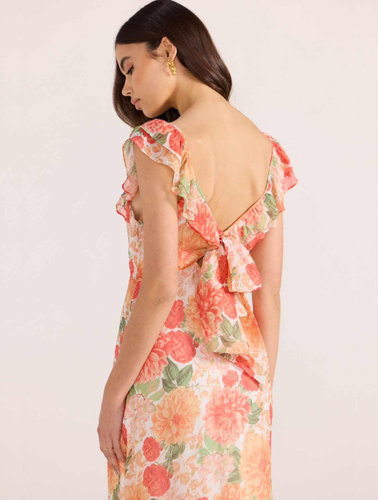 Aida Frill Maxi Dress