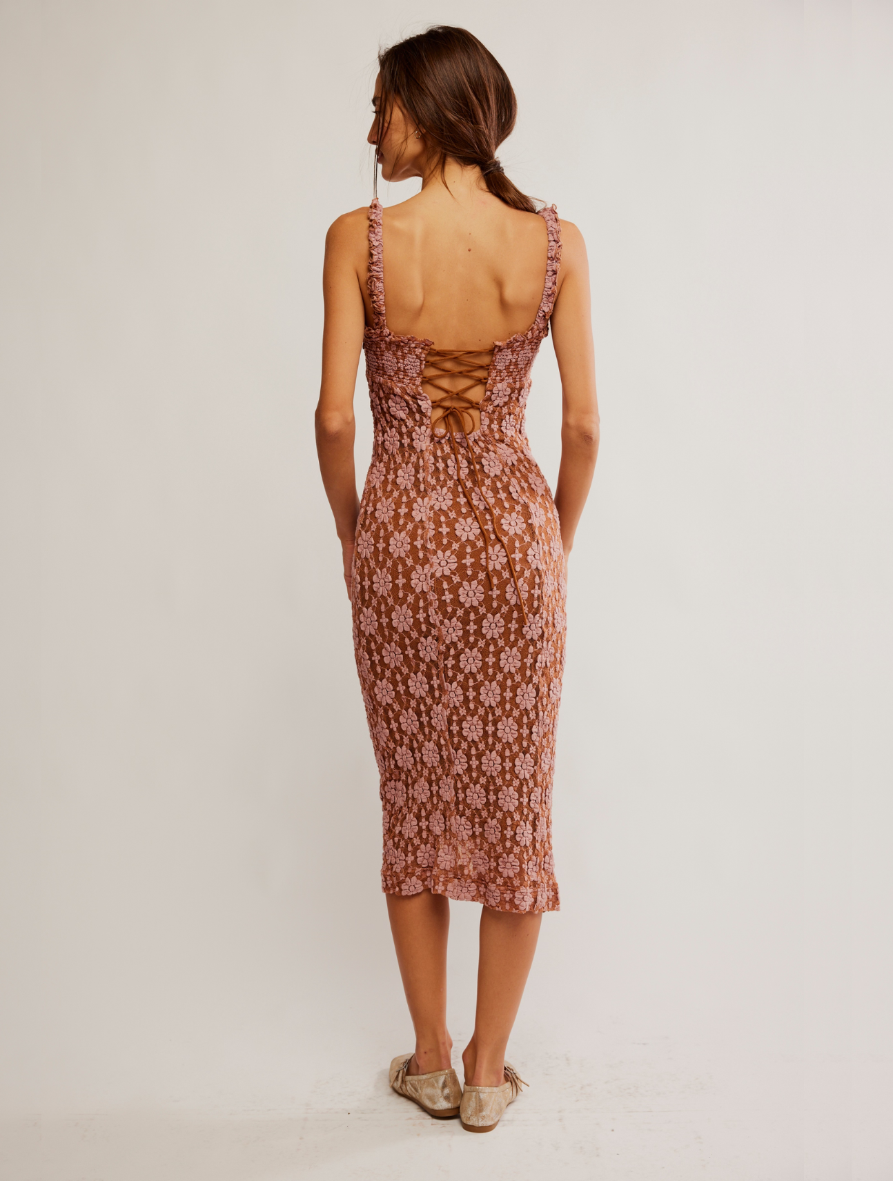 Lucinda Lace Midi Dress