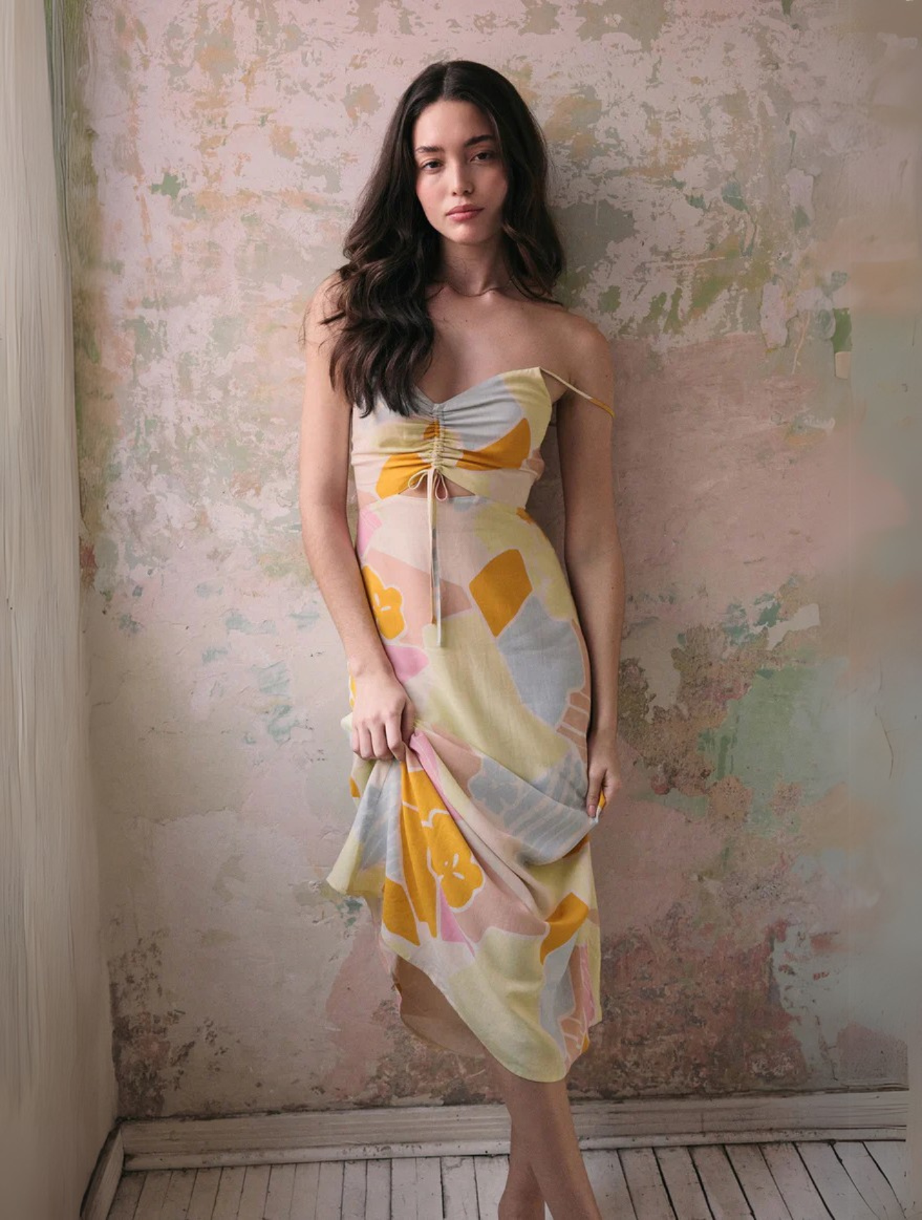 Aura Riviera Midi Dress