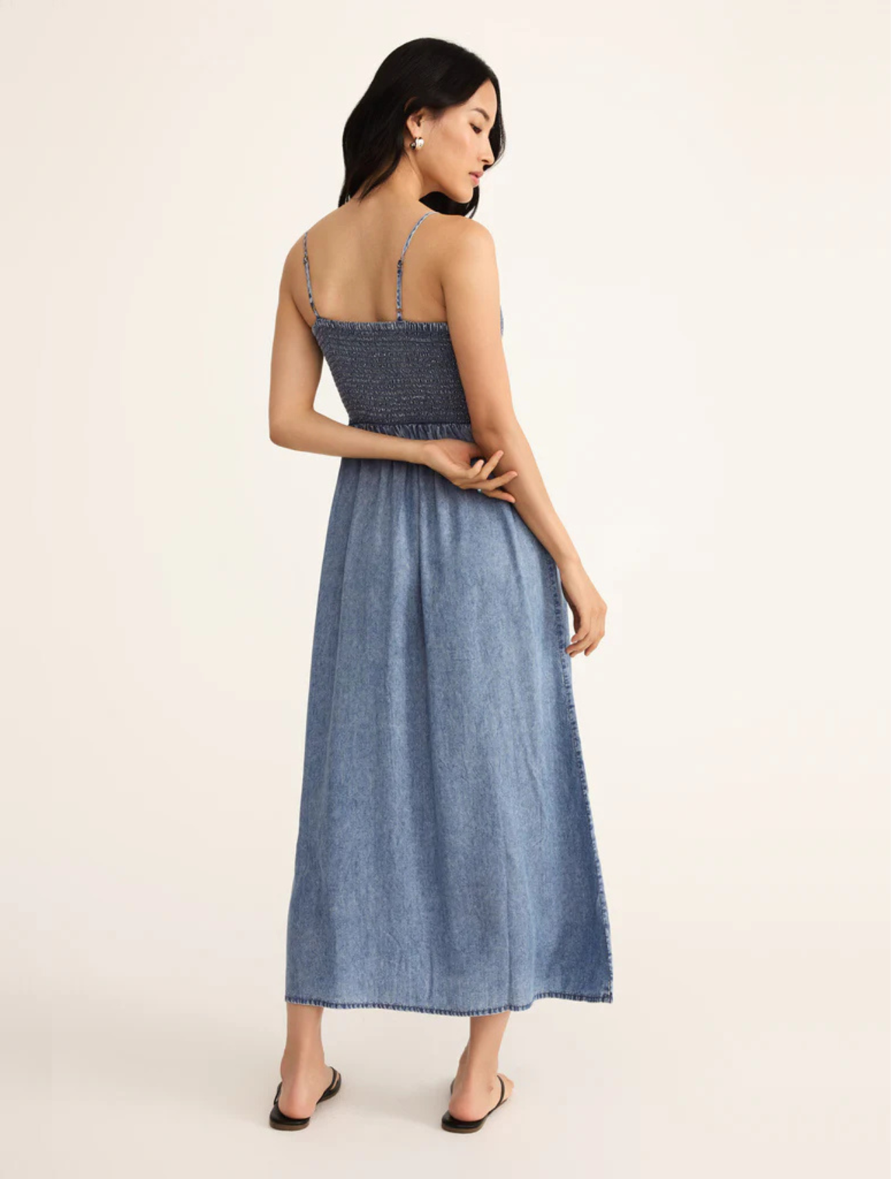 Bayside Chambray Midi Dress
