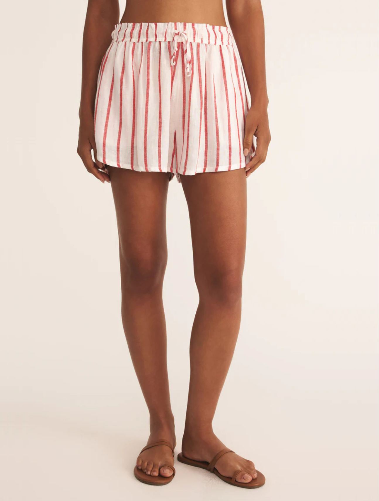 Perfect Linen Striped Short