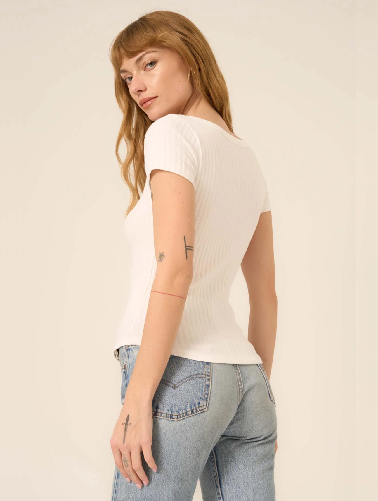 Julie Scoop Neck Tee