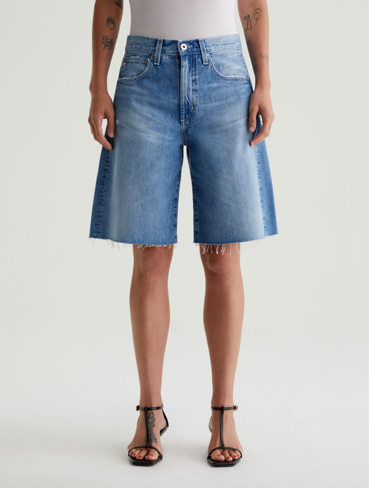 Hattie Short Ivory mist