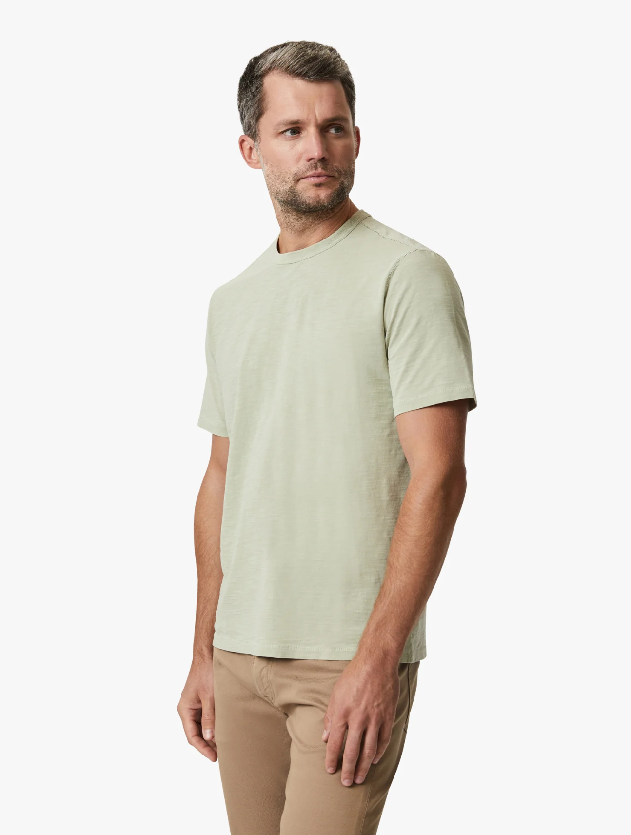 Slub Crew Neck T-Shirt