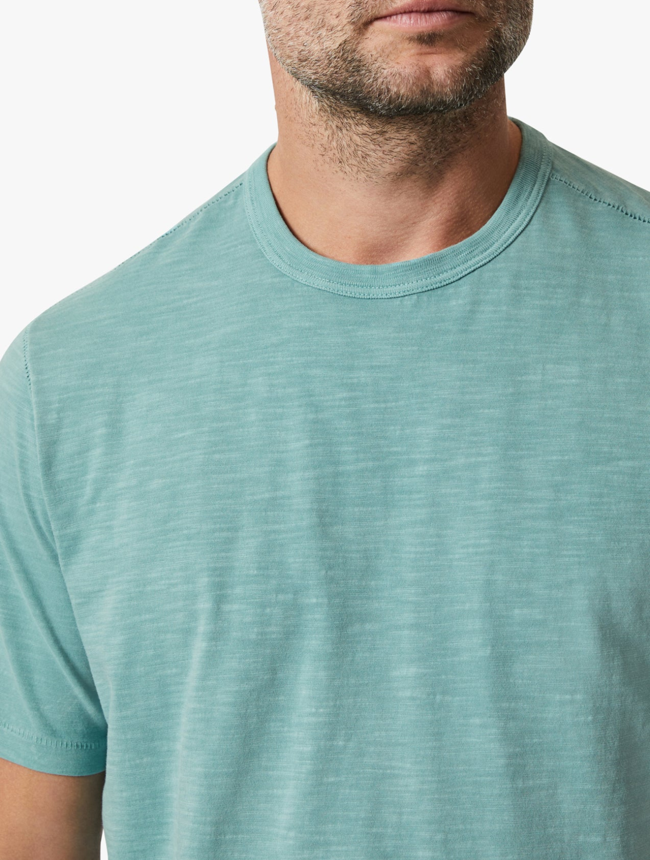 Slub Crew Neck T-Shirt