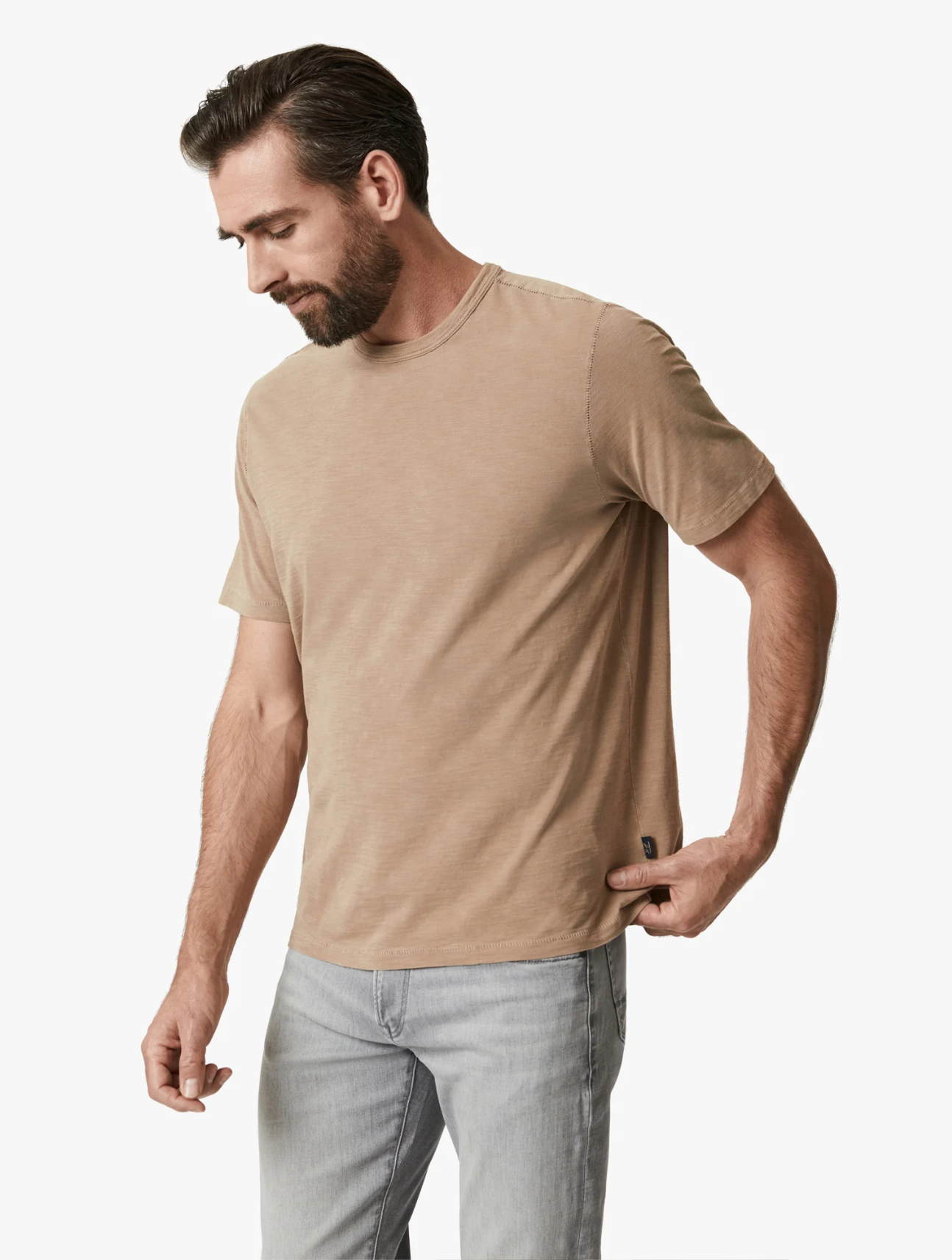 Slub Crew Neck T-Shirt