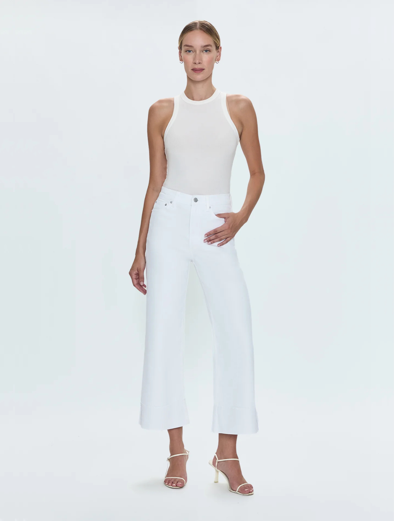 Lana Crop Cuffed Ultra Wide Leg