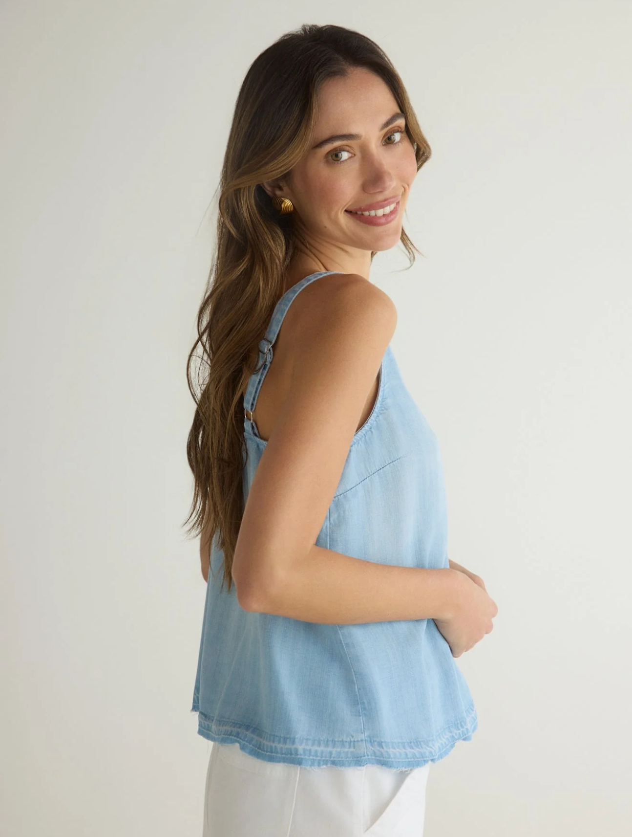 Button Front Cami