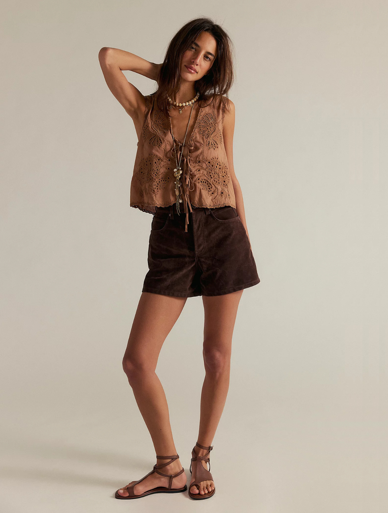 Tippi Vegan Suede Shorts