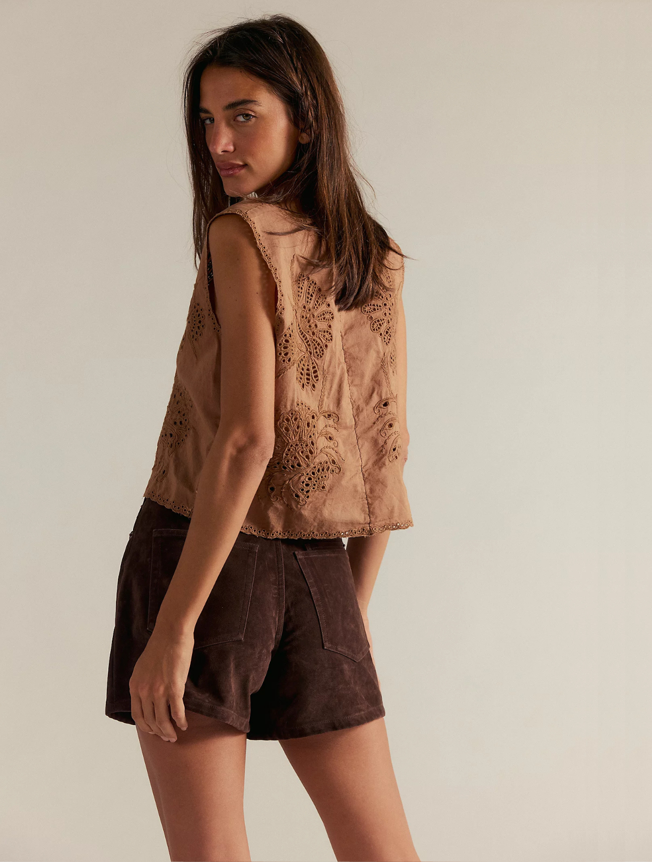 Tippi Vegan Suede Shorts