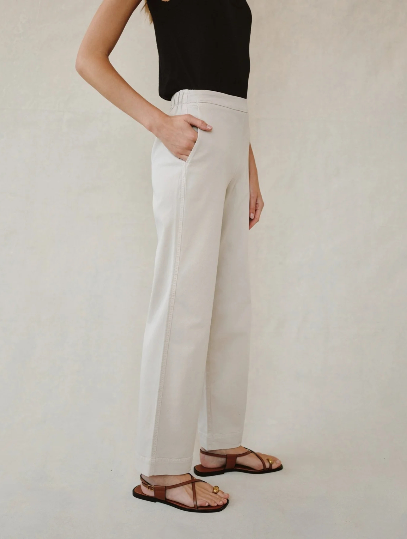 Catalina Clean Front Wide Leg Pant