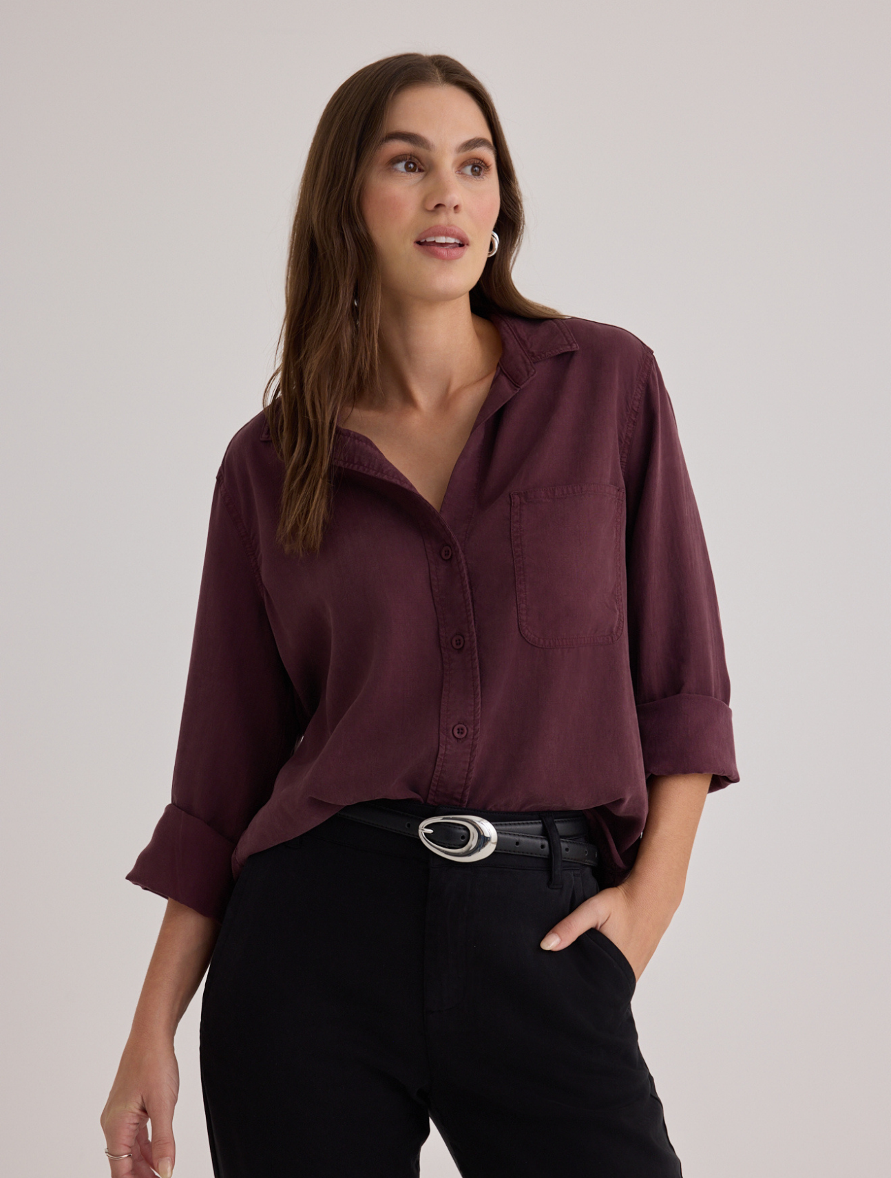 Shirt Tail Button Down