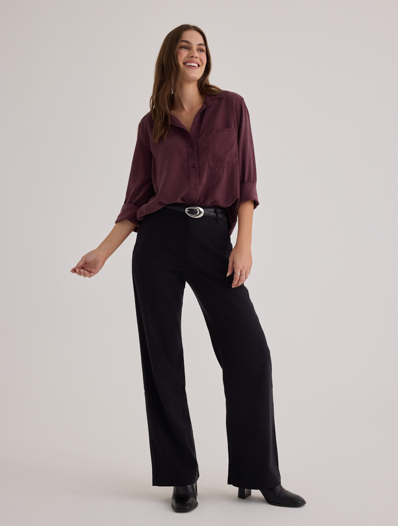 Shirt Tail Button Down