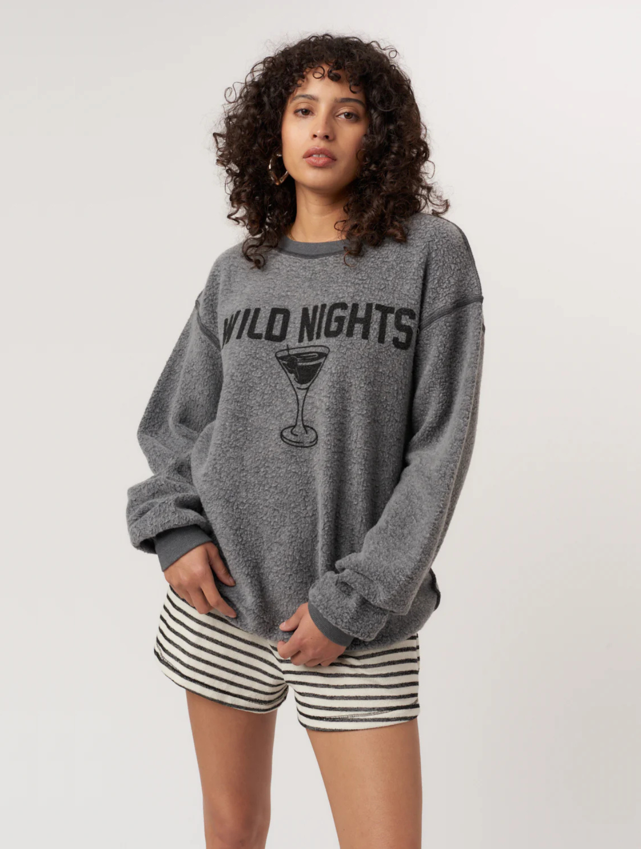 Lazy Days/Wild Night Reversible Sweatshirt
