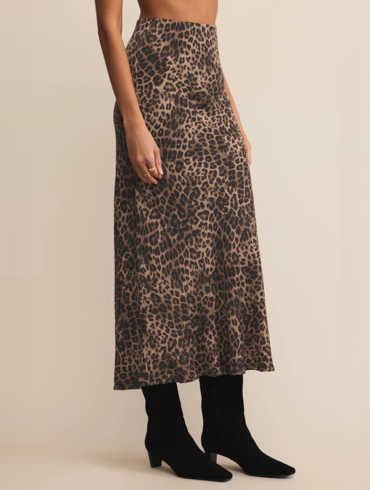 Izabel Leopard Skirt