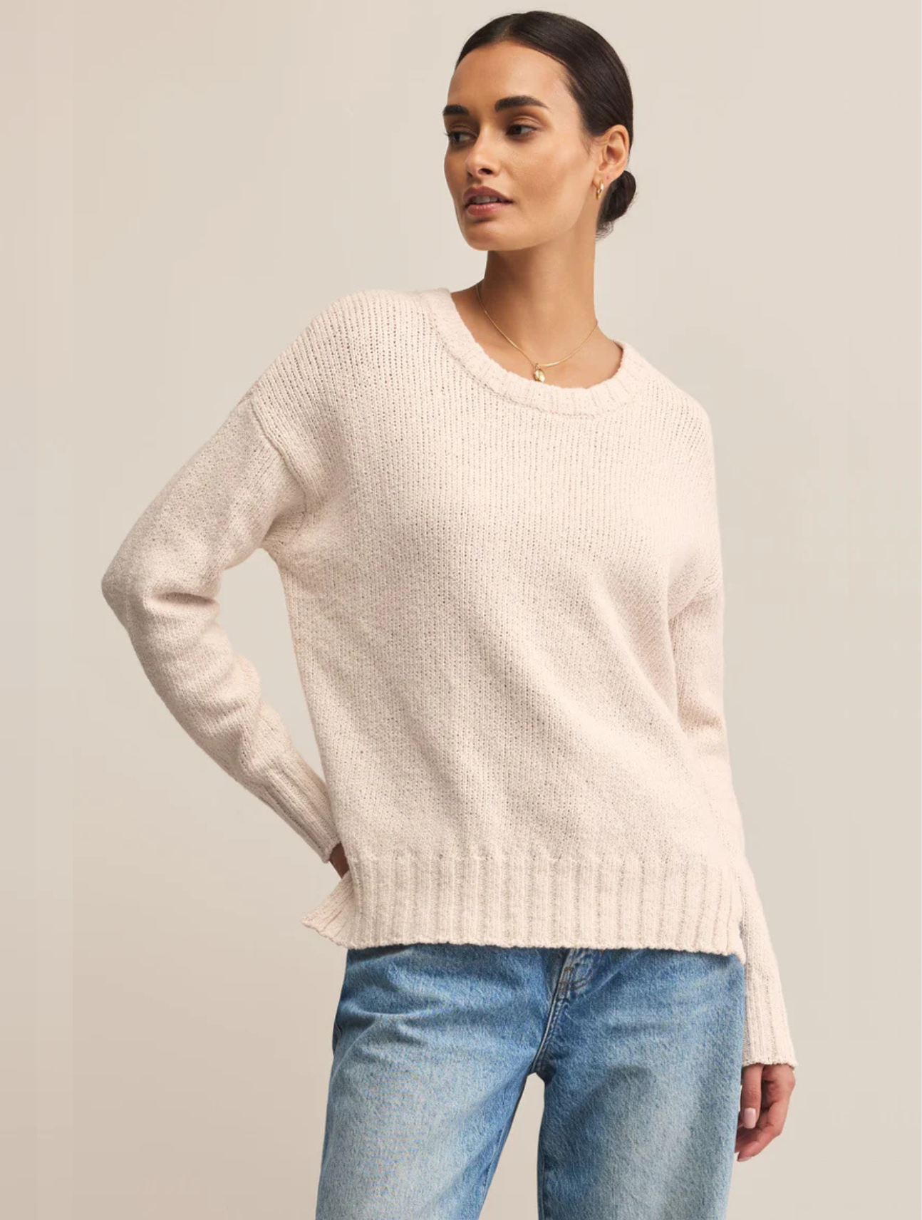 Beck Textured Knit Sweater