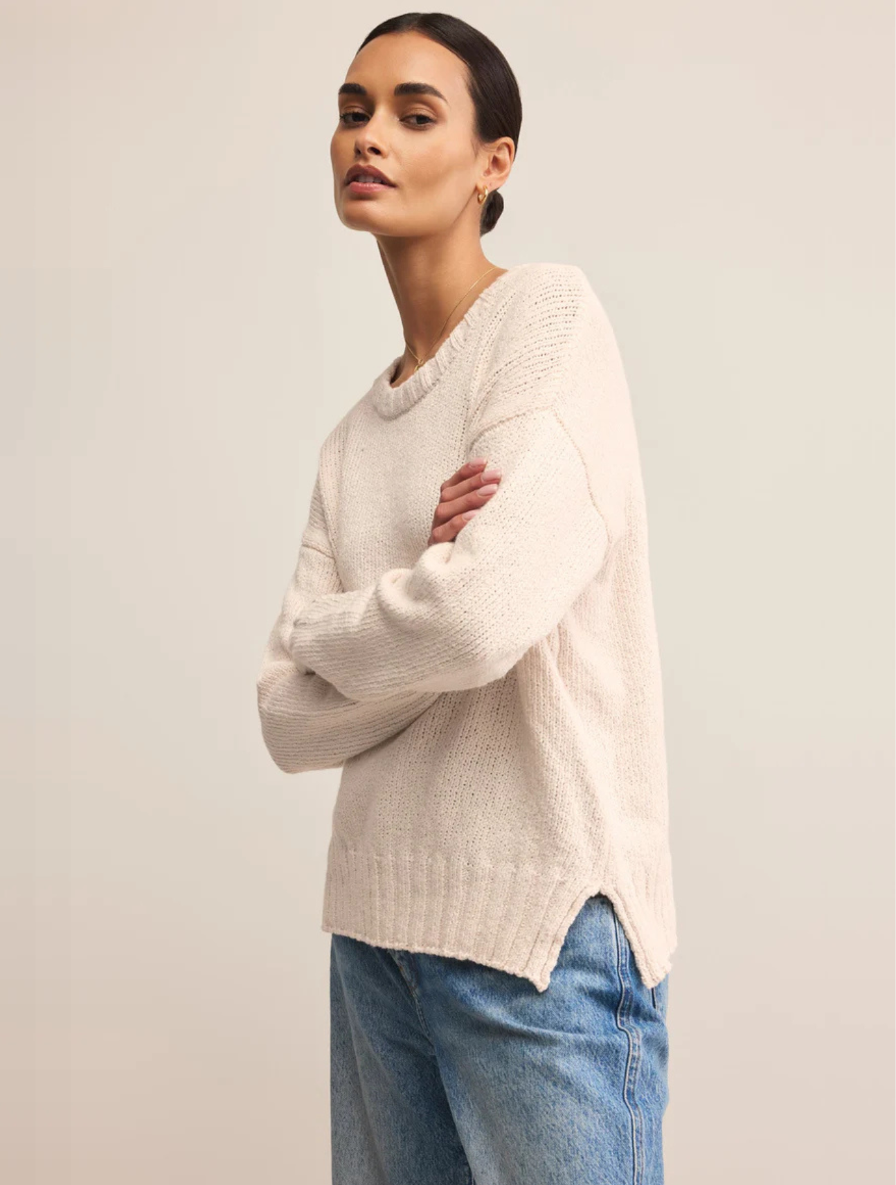 Beck Textured Knit Sweater