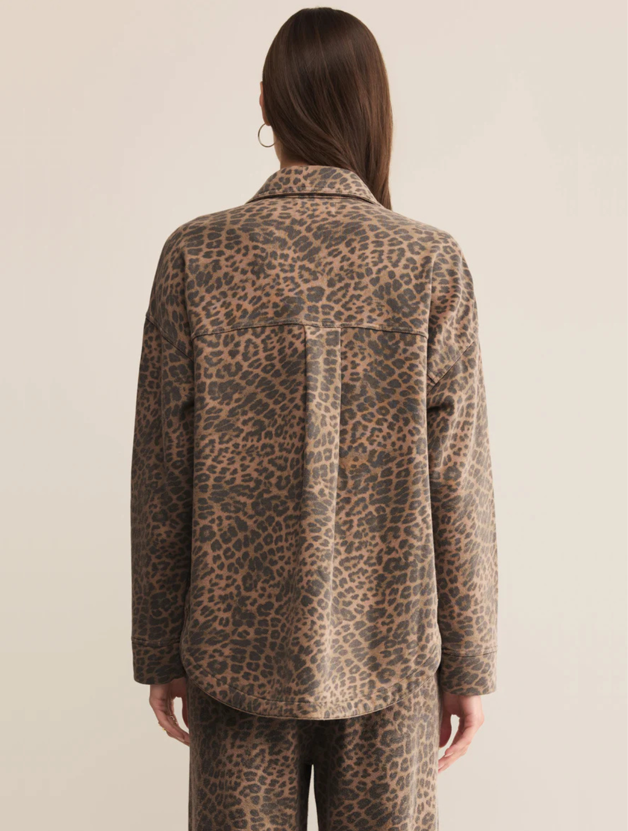All Day Knit Leopard Jacket